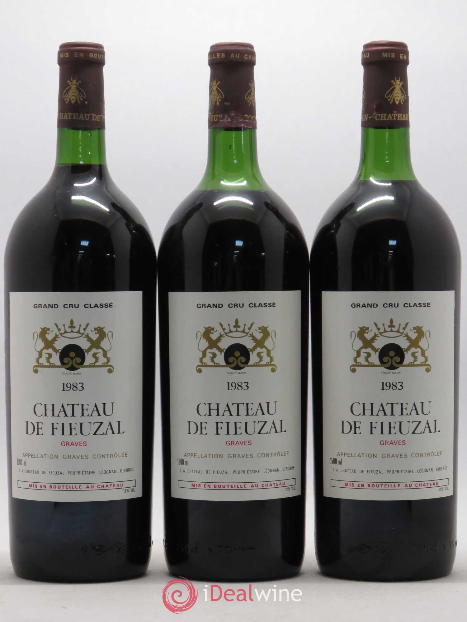 Château de Fieuzal Cru Classé de Graves 1983 - Lot de 6 magnums - 2
