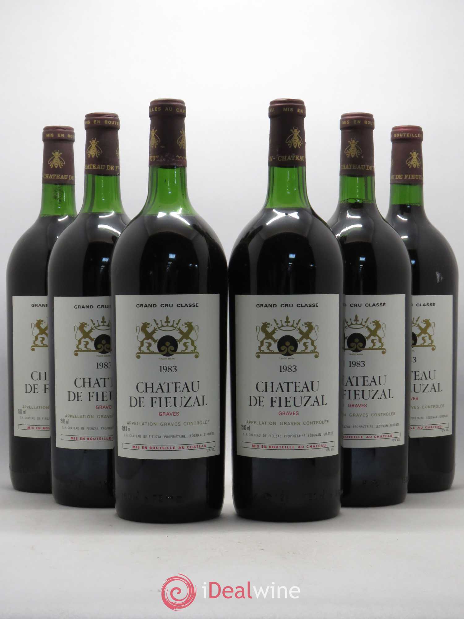 Château de Fieuzal Cru Classé de Graves 1983 - Lot de 6 magnums - 0