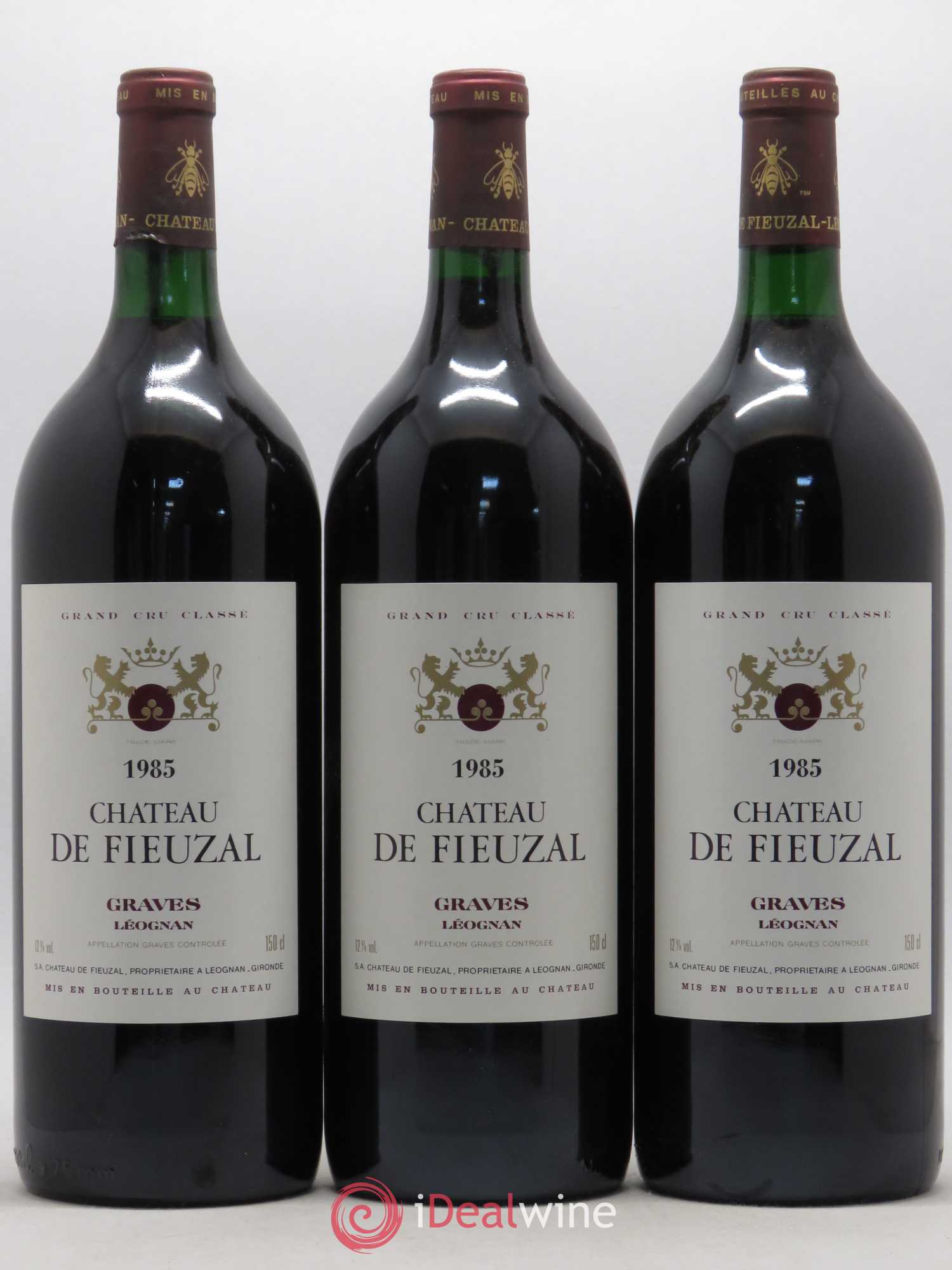 Château de Fieuzal Cru Classé de Graves 1985 - Lot de 6 magnums - 2