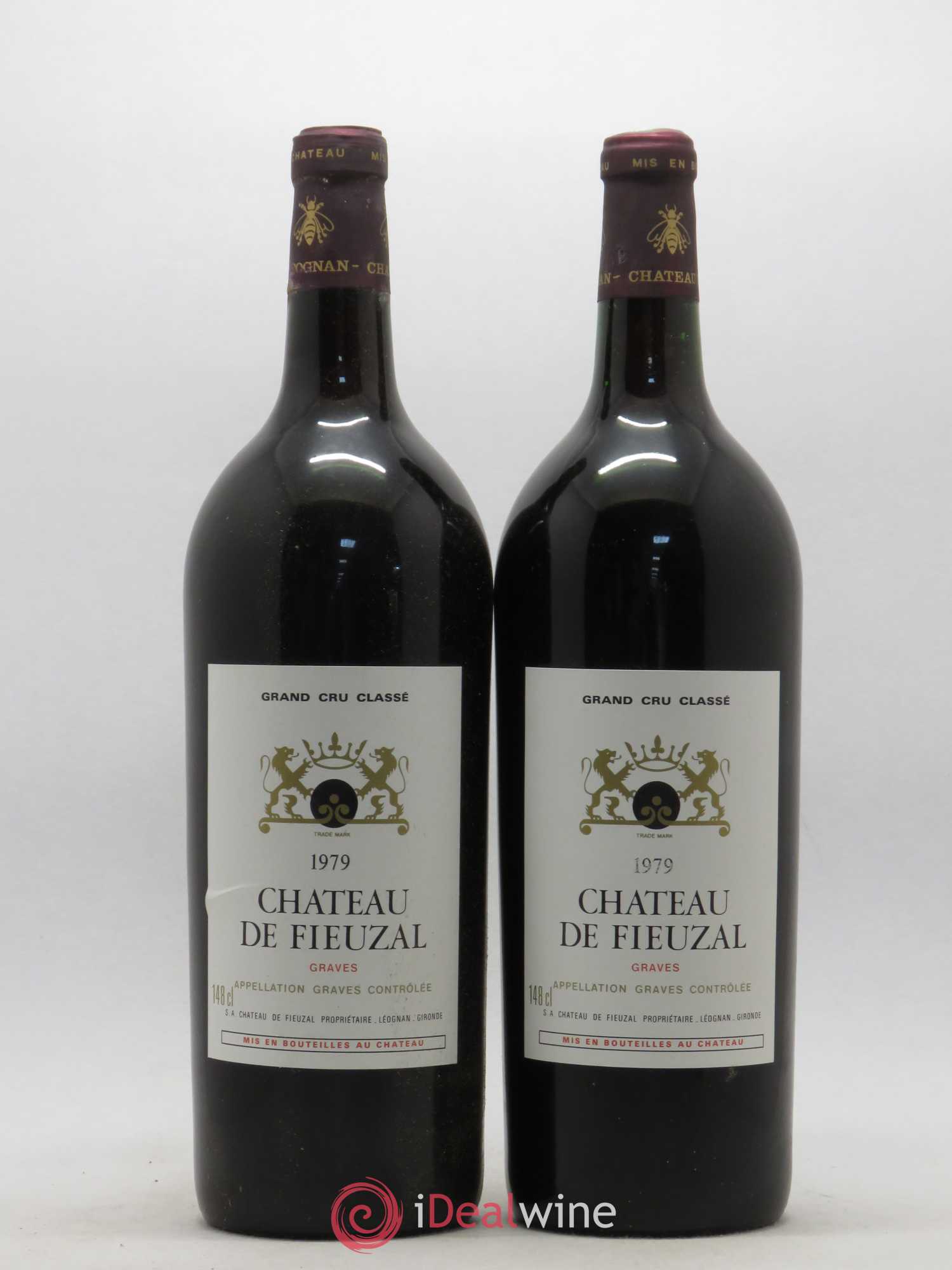 Château de Fieuzal Cru Classé de Graves 1979 - Posten von 5 Magnum - 2