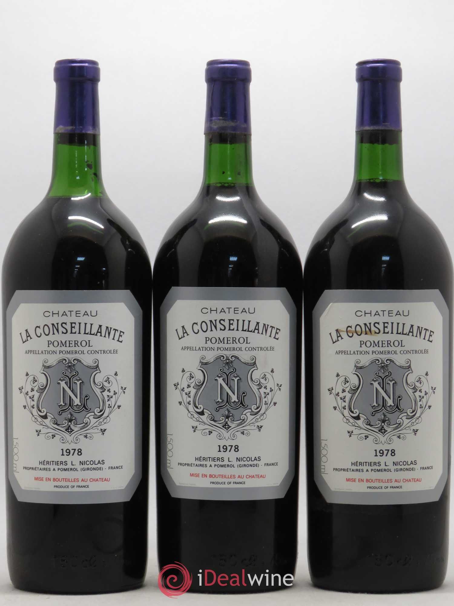 Château la Conseillante 1978 - Lot de 6 magnums - 1