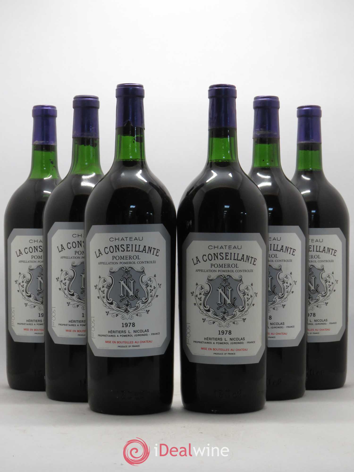 Château la Conseillante 1978 - Lot de 6 magnums - 0