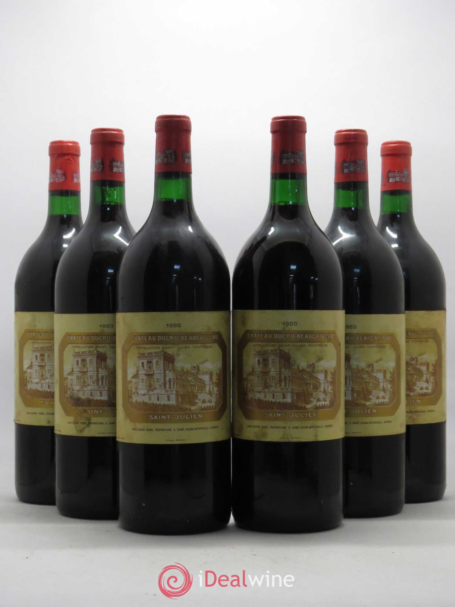 Château Ducru Beaucaillou 2ème Grand Cru Classé 1980 - Lot de 6 magnums - 0