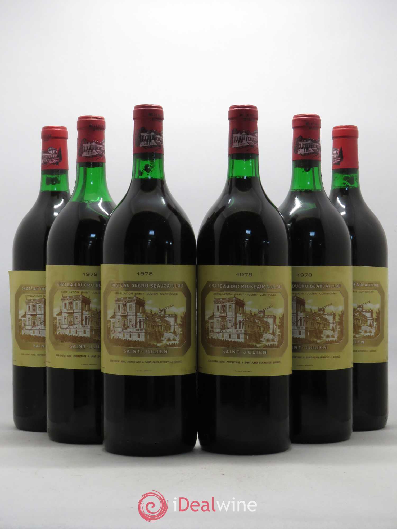 Château Ducru Beaucaillou 2ème Grand Cru Classé 1978 - Lot de 6 magnums - 0