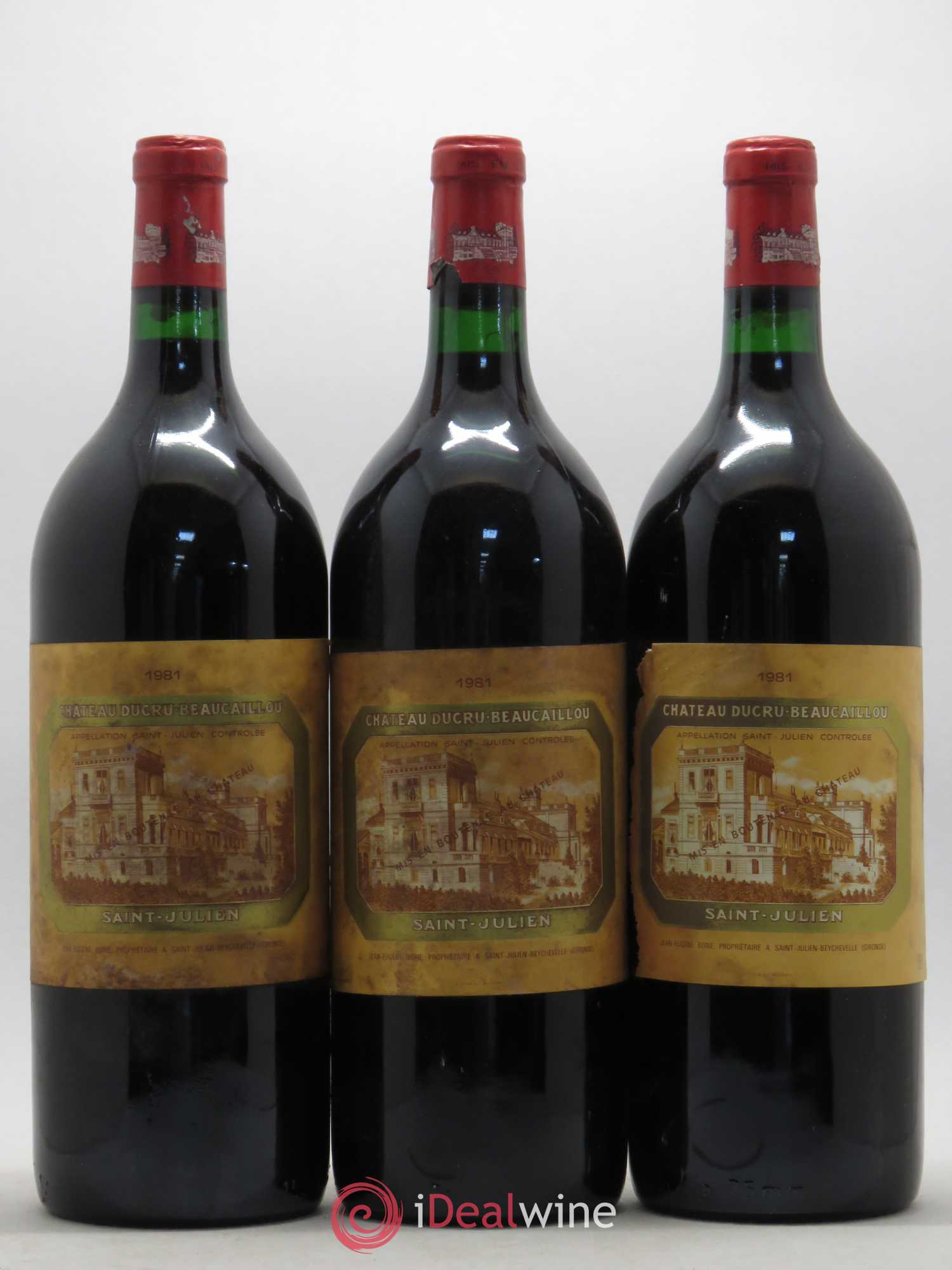Château Ducru Beaucaillou 2ème Grand Cru Classé 1981 - Lot de 6 magnums - 1