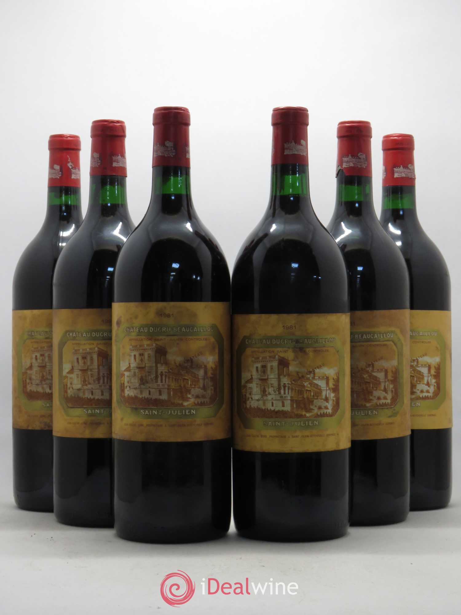 Château Ducru Beaucaillou 2ème Grand Cru Classé 1981 - Lot de 6 magnums - 0