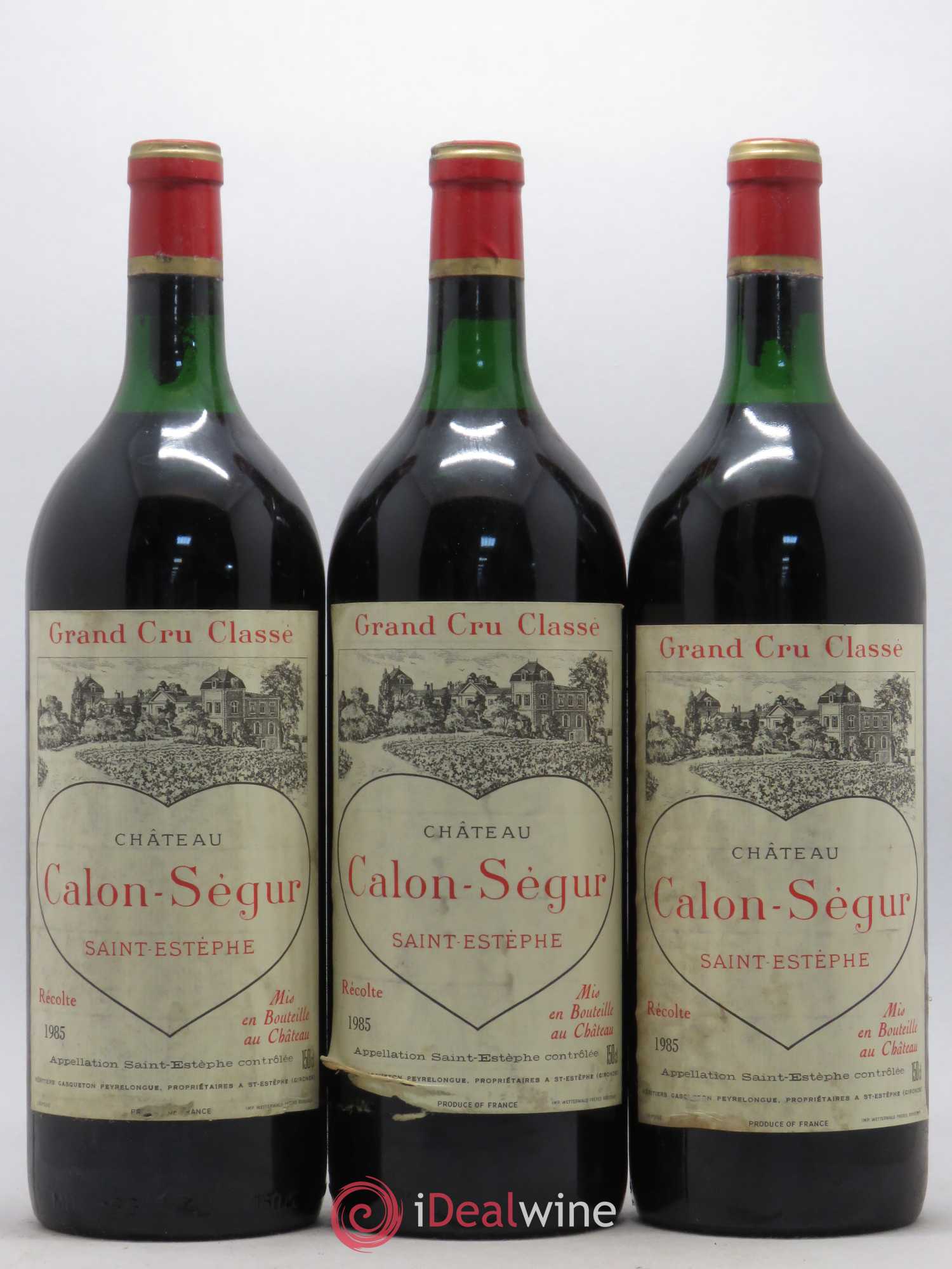Château Calon Ségur 3ème Grand Cru Classé 1985 - Lot de 6 magnums - 1
