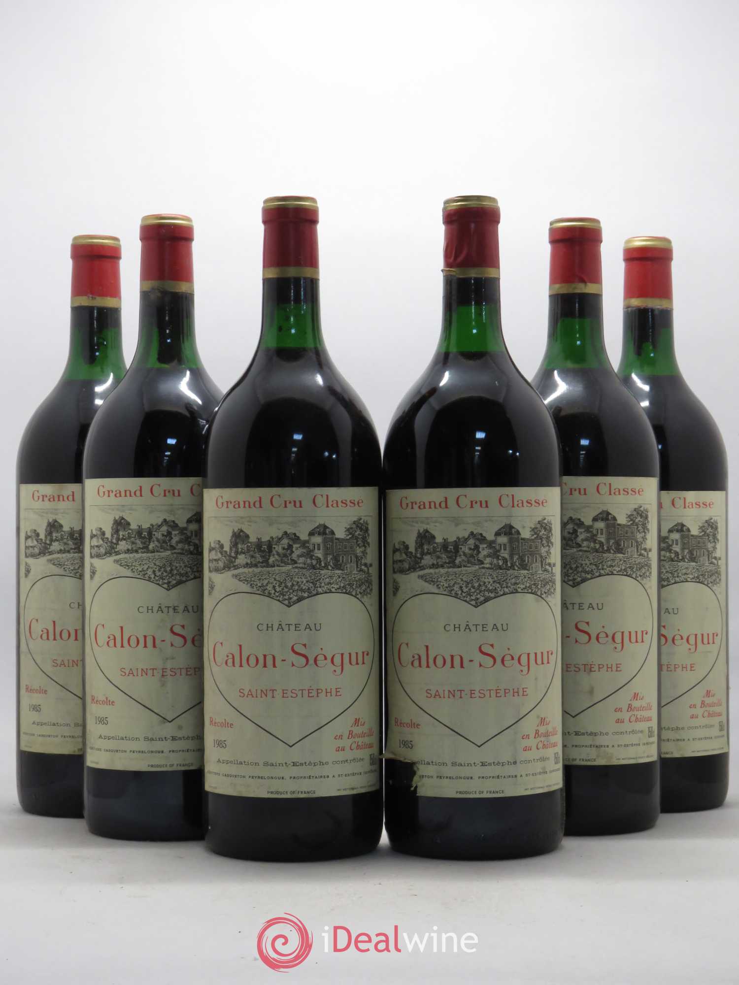 Château Calon Ségur 3ème Grand Cru Classé 1985 - Lot de 6 magnums - 0