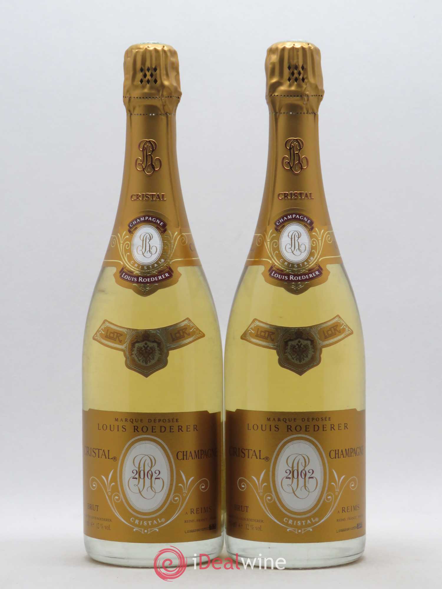 Cristal Louis Roederer 2002 - Lot de 2 bouteilles - 0