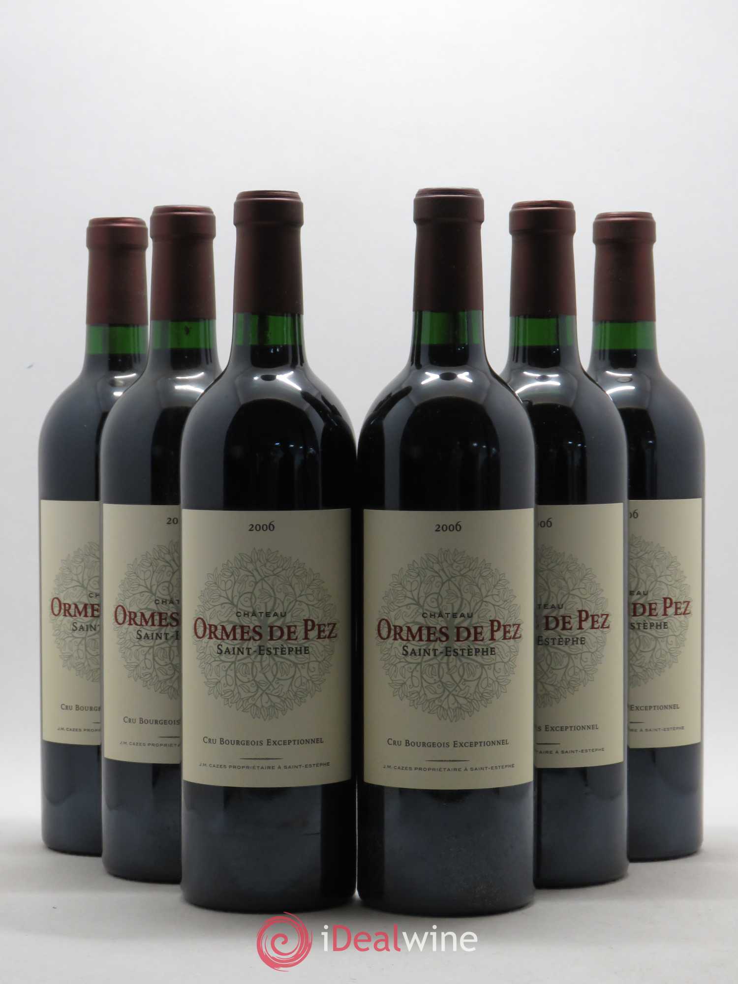 Château les Ormes de Pez 2006 - Lot de 6 bouteilles - 0