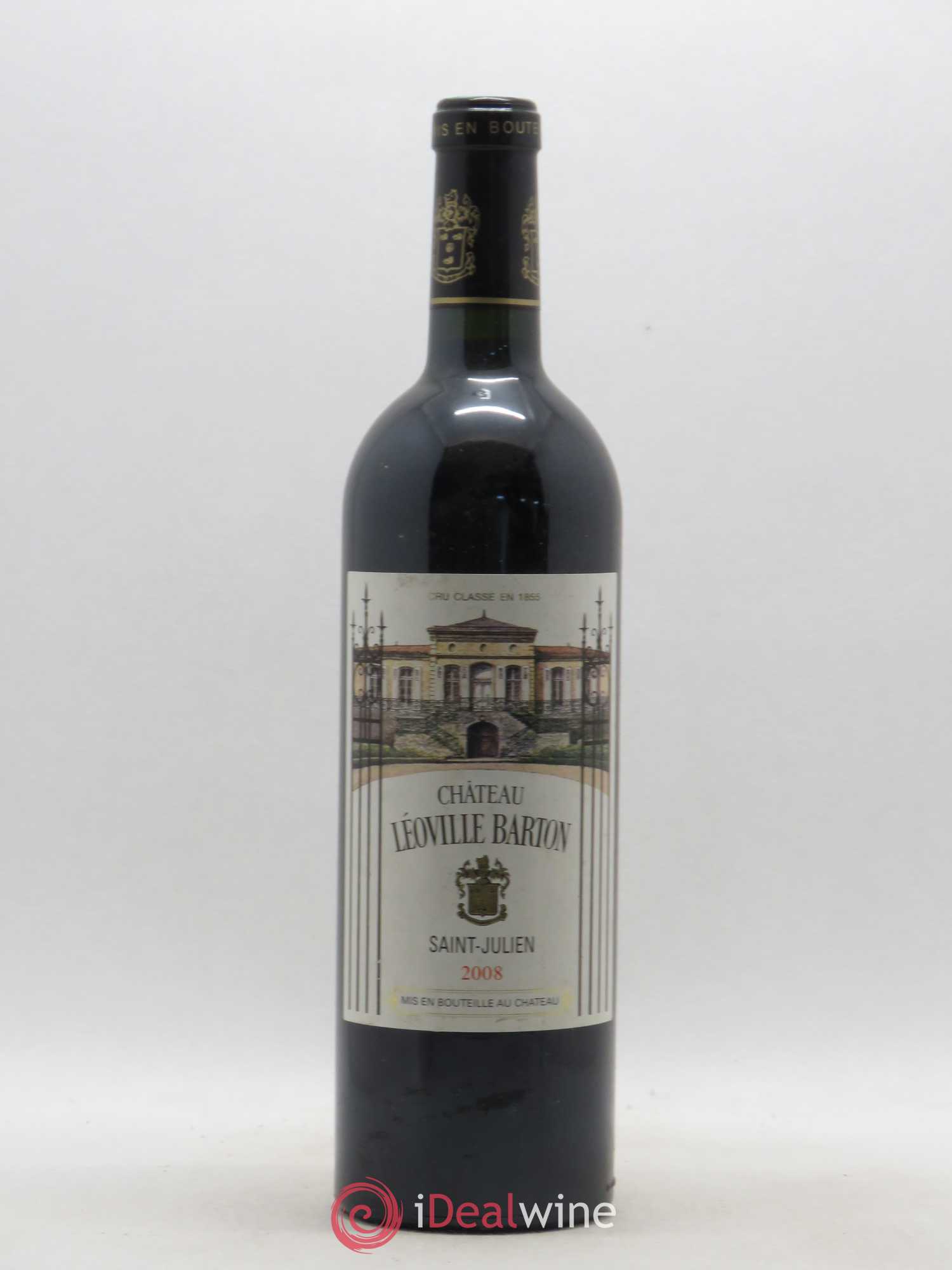 Château Léoville Barton 2ème Grand Cru Classé 2008 - Lot de 1 bouteille - 0