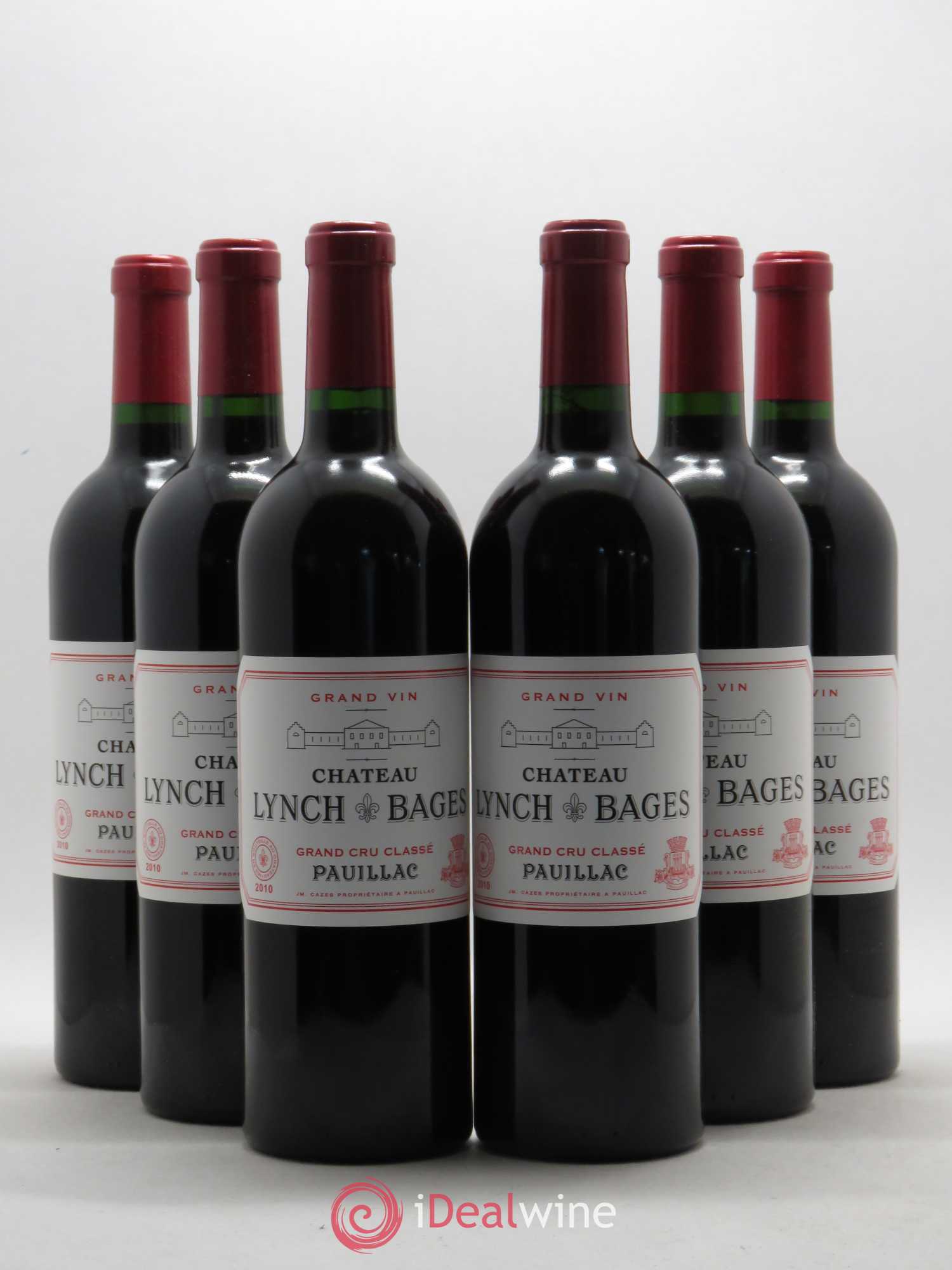 Château Lynch Bages 5ème Grand Cru Classé 2010 - Lot de 6 bouteilles - 0