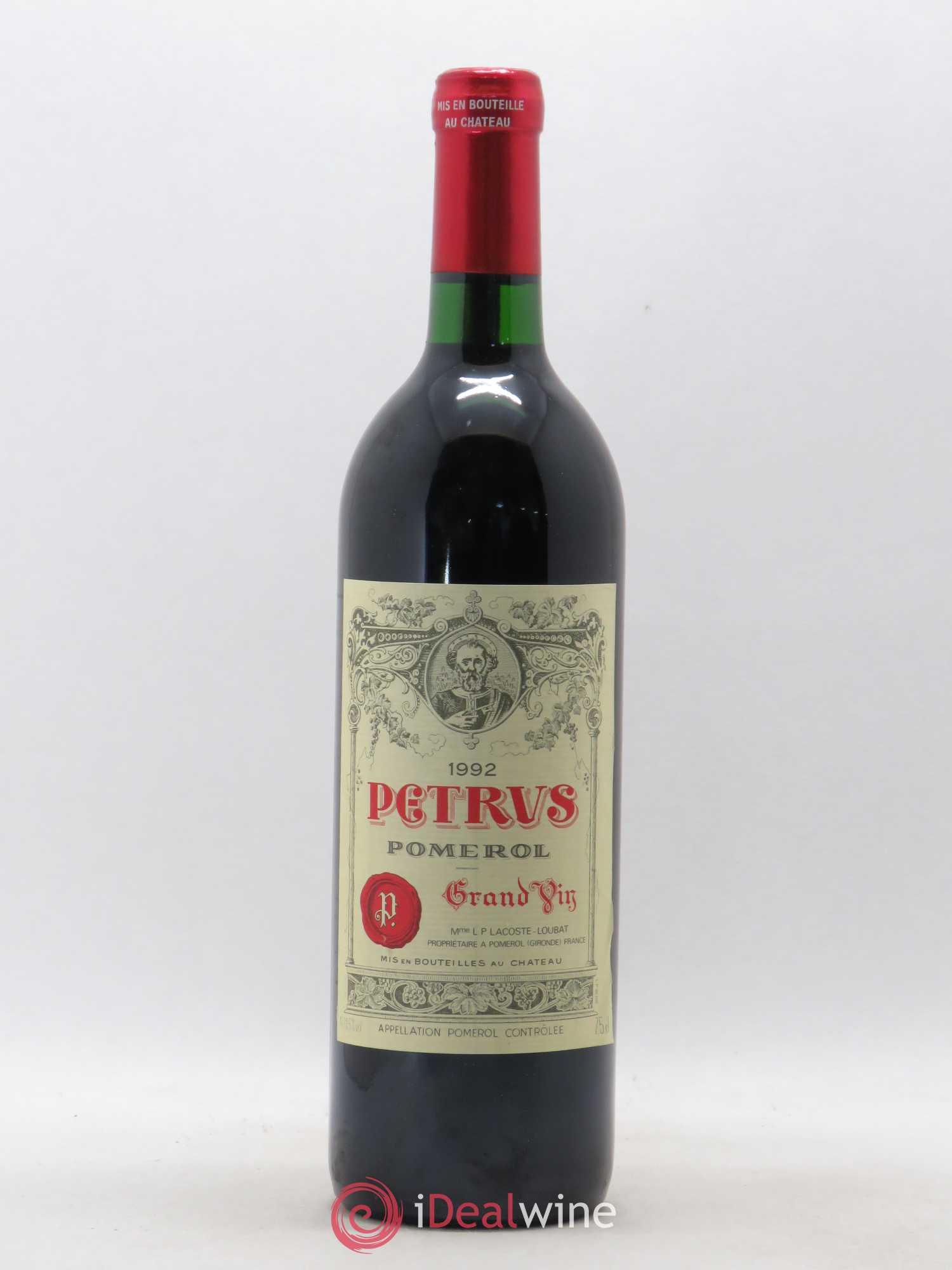 Petrus 1992 - Lot de 1 bouteille - 0