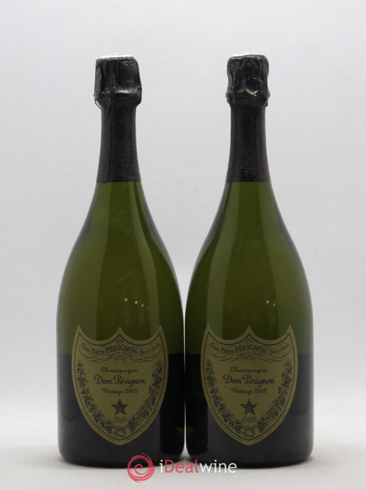 Brut Dom Pérignon 2002 - Lot de 2 bouteilles - 0