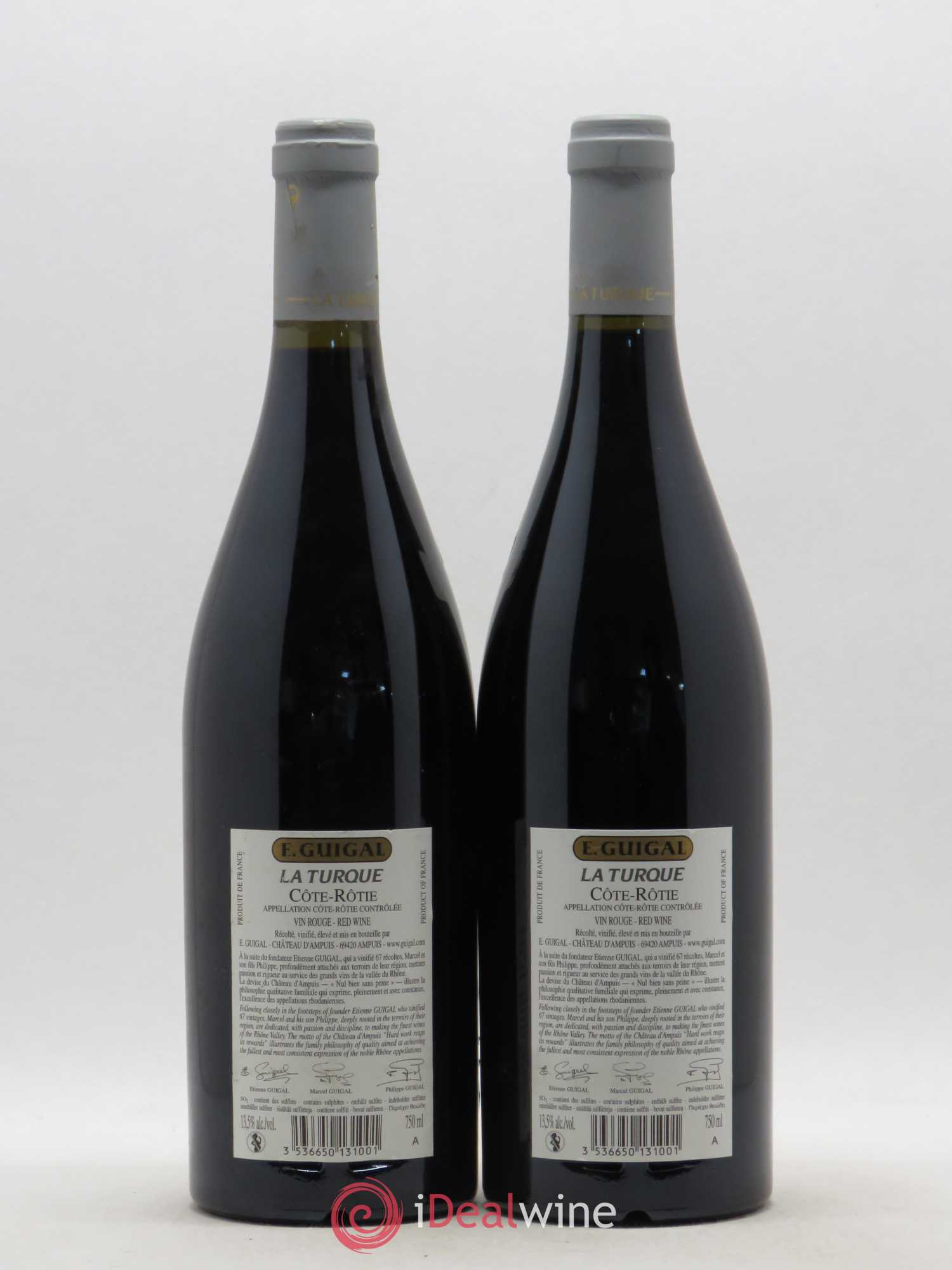 Côte-Rôtie La Turque Guigal 2006 - Lot de 2 bouteilles - 1
