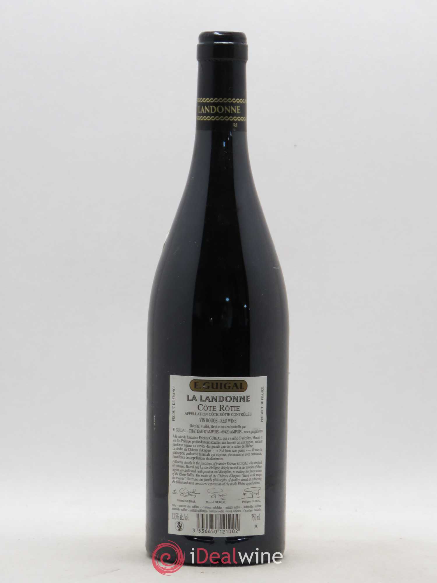 Côte-Rôtie La Landonne Guigal 2006 - Lot de 1 bouteille - 1
