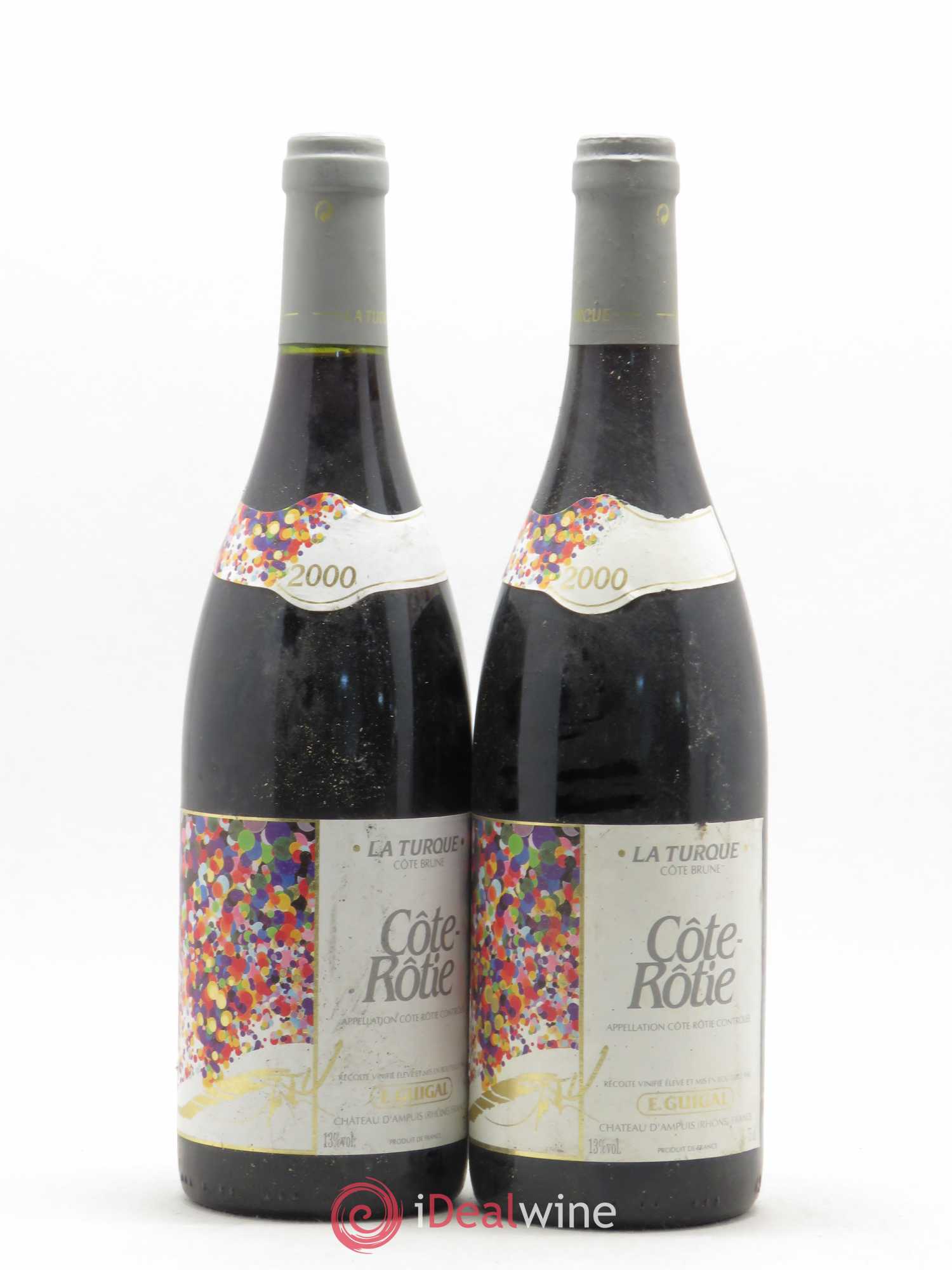 Côte-Rôtie La Turque Guigal 2000 - Lot de 2 bouteilles - 0