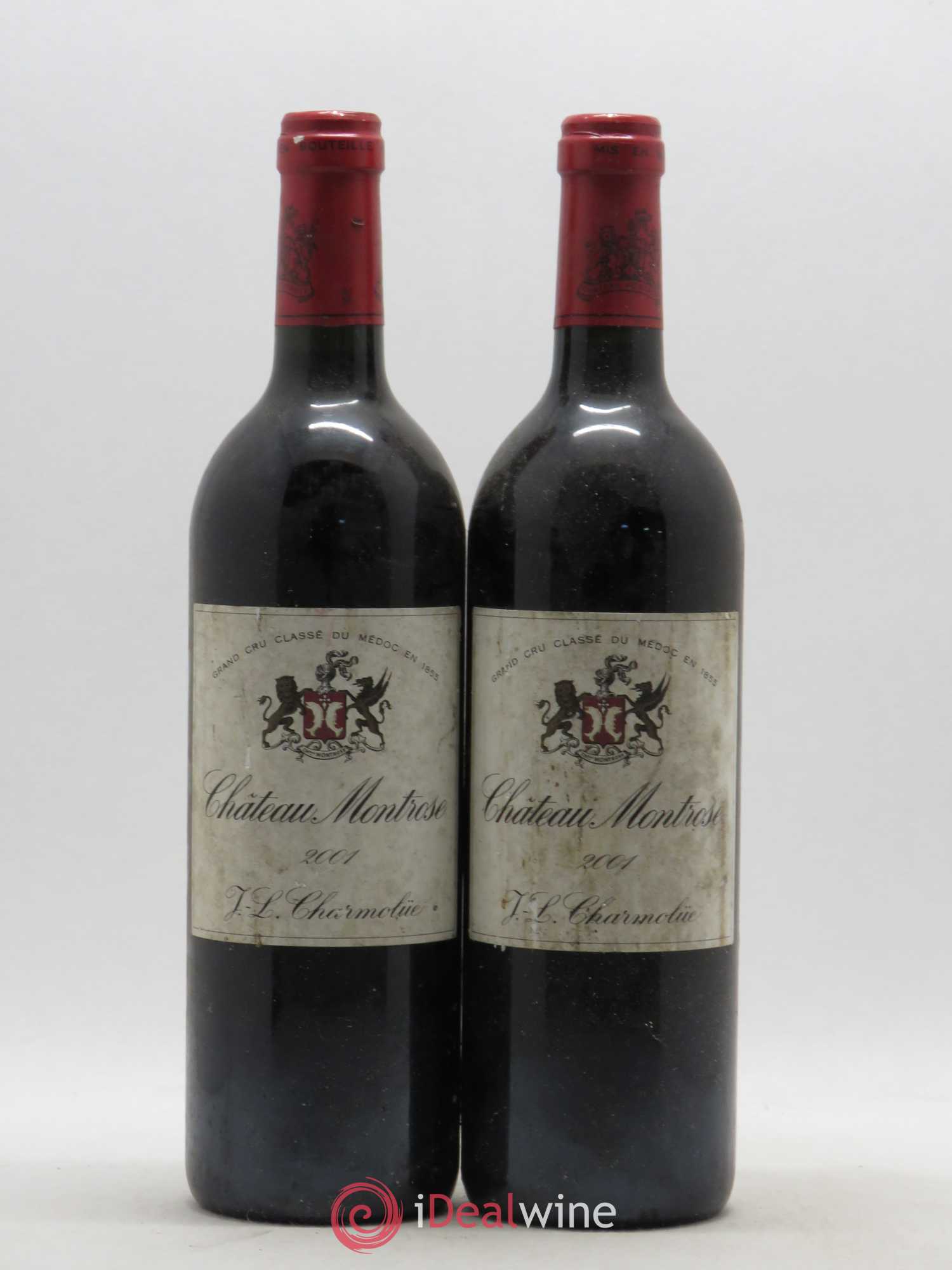 Château Montrose 2ème Grand Cru Classé 2001 - Lot de 2 bouteilles - 0
