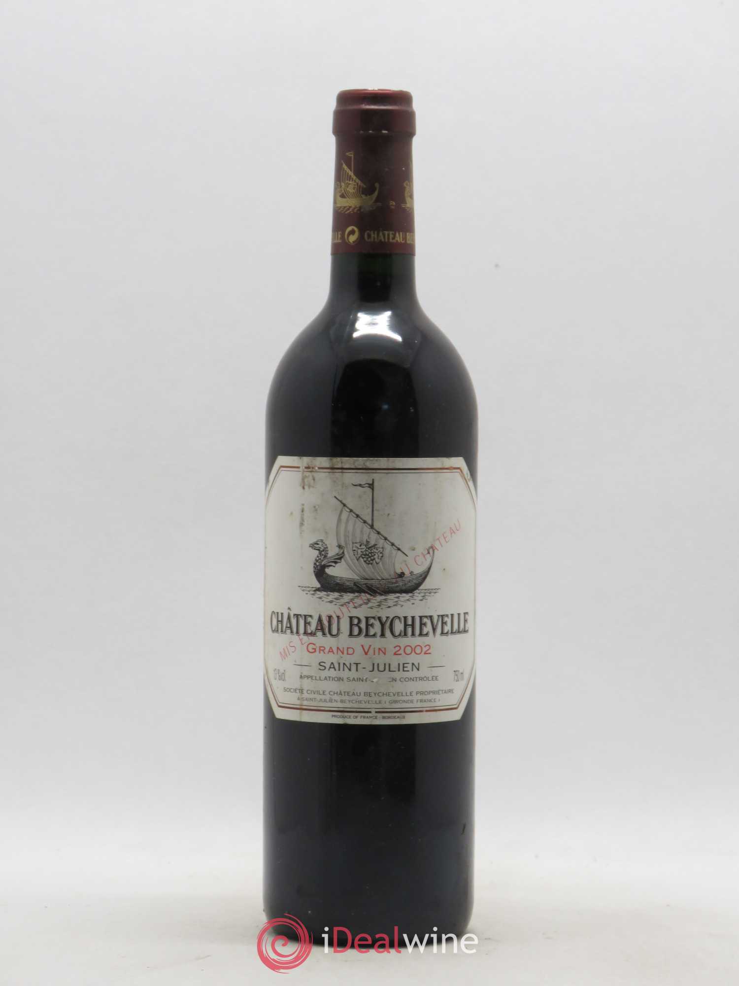 Château Beychevelle 4ème Grand Cru Classé 2002 - Lot de 1 bouteille - 0