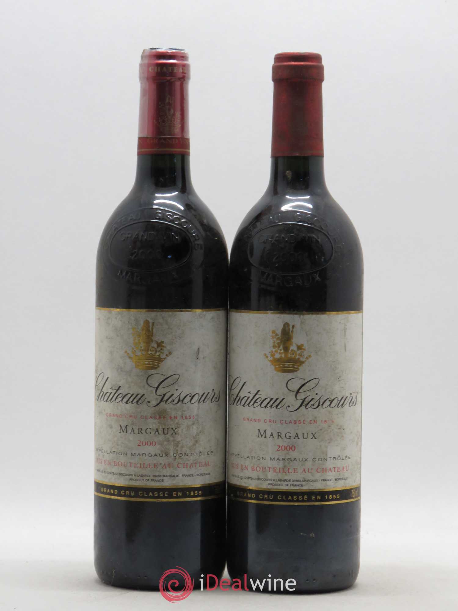 Château Giscours 3ème Grand Cru Classé 2000 - Lot de 2 bouteilles - 0