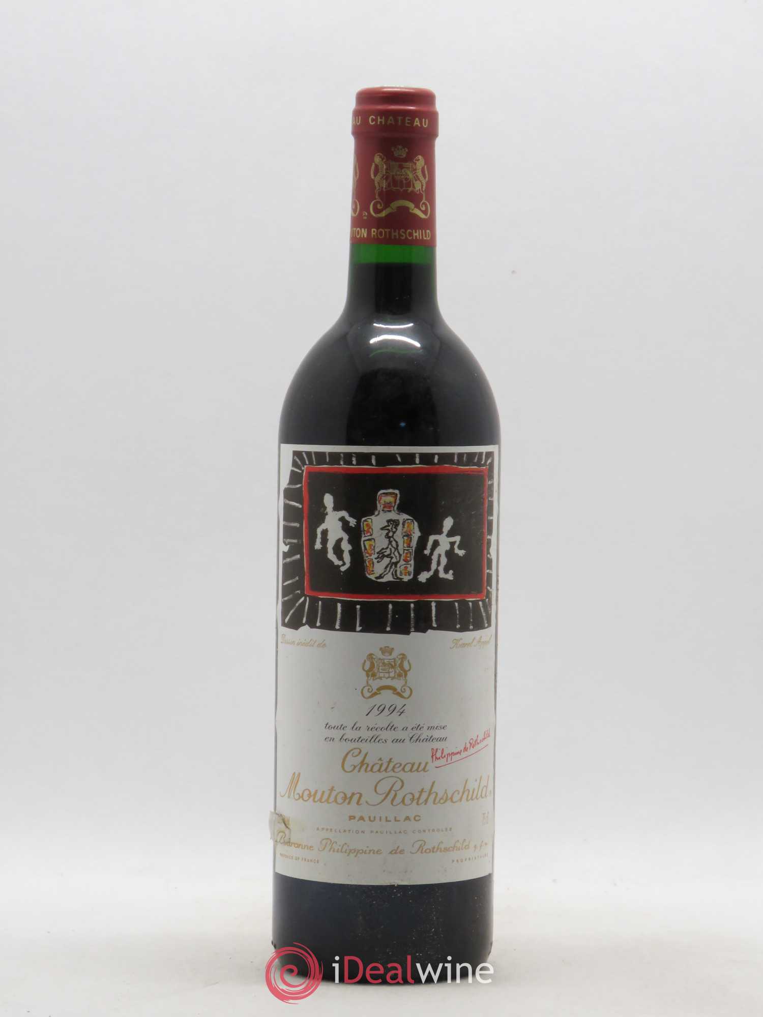 Château Mouton Rothschild 1er Grand Cru Classé 1994 - Lot de 1 bouteille - 0