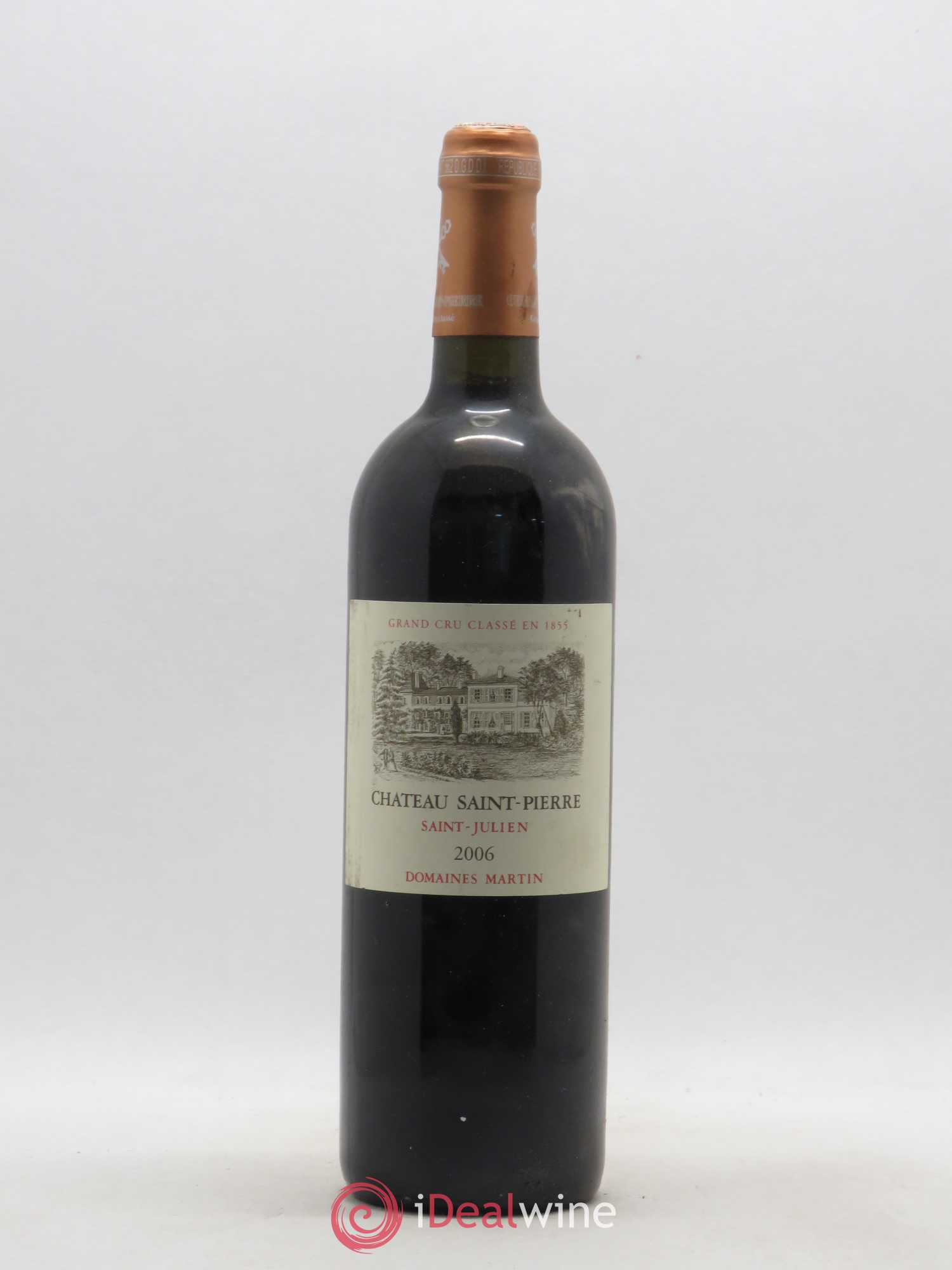 Château Saint-Pierre 4ème Grand Cru Classé 2006 - Lot de 1 bouteille - 0