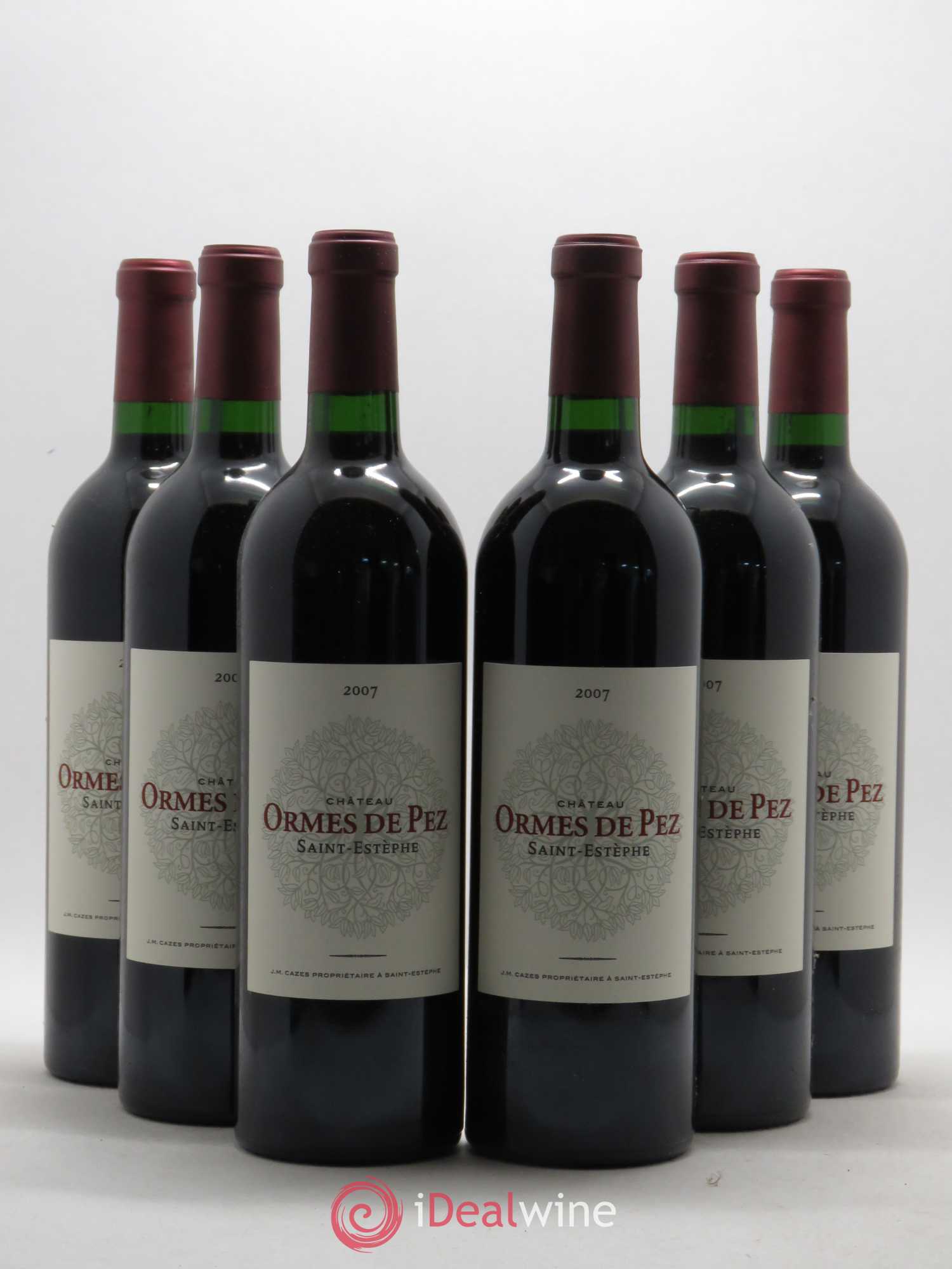 Château les Ormes de Pez 2007 - Lot de 6 bouteilles - 0