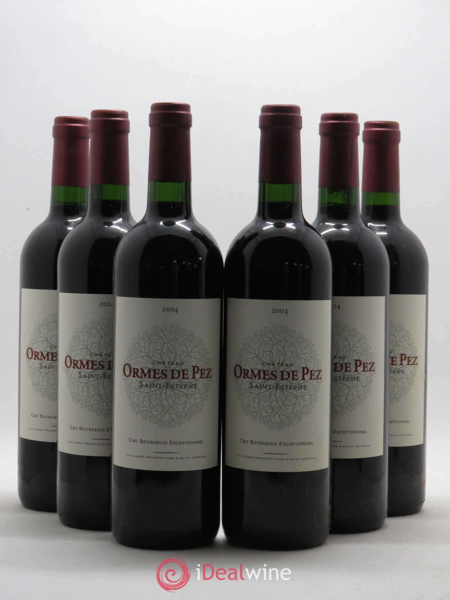 Château les Ormes de Pez 2004 - Lot de 6 bouteilles - 0