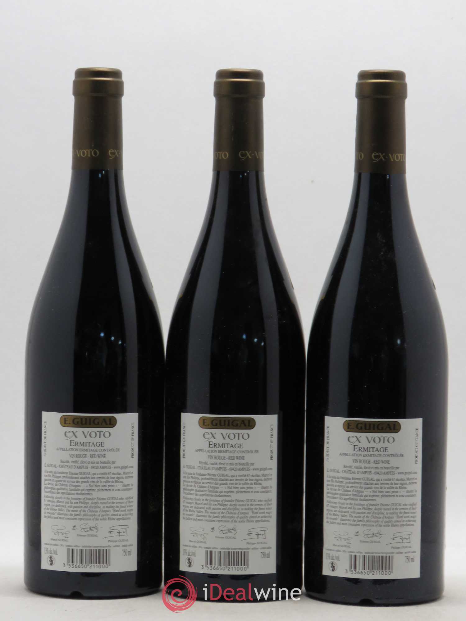 Ermitage Ex Voto Guigal 2006 - Lot de 6 bouteilles - 2