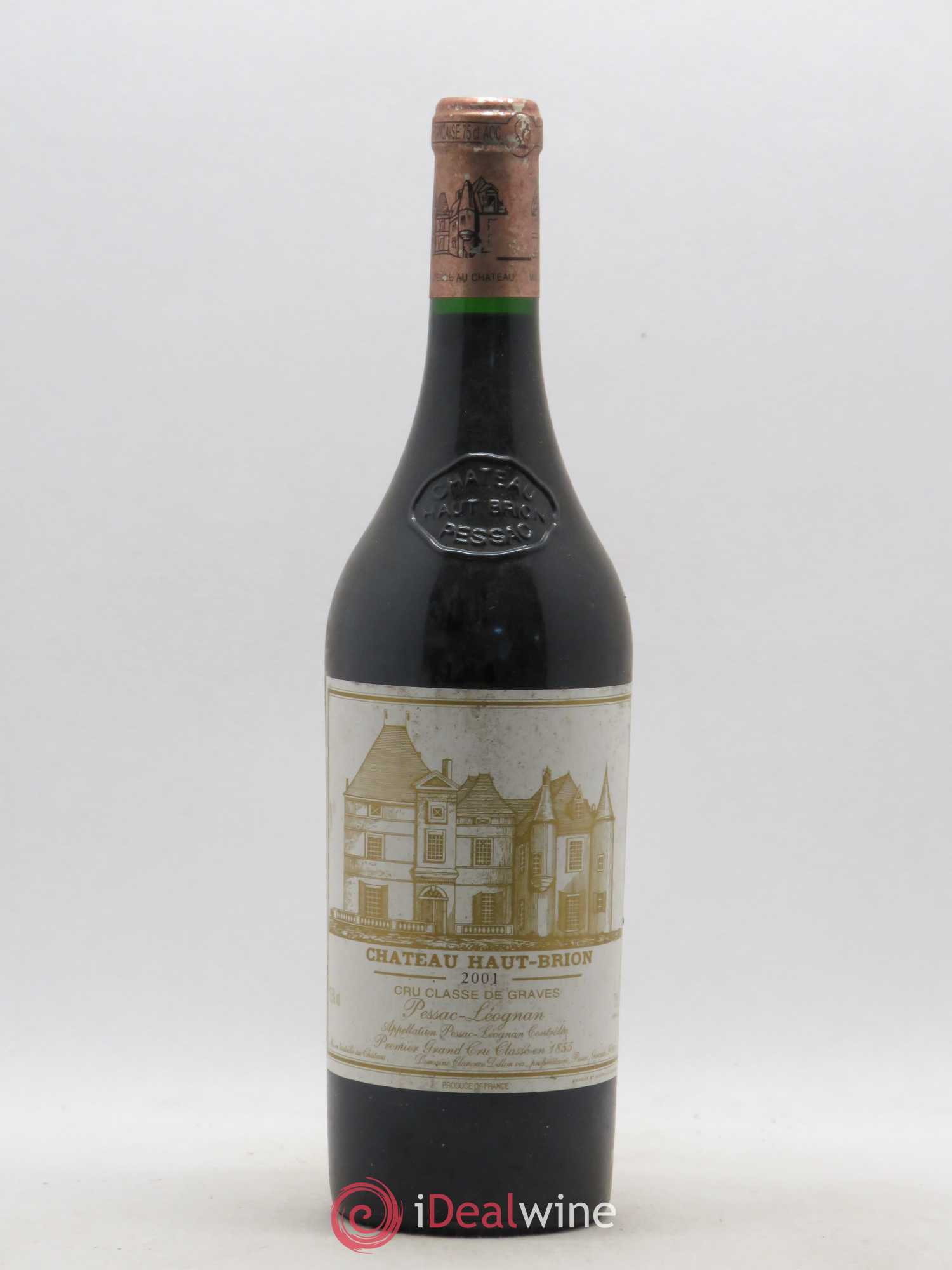 Château Haut Brion 1er Grand Cru Classé 2001 - Lot de 1 bouteille - 0