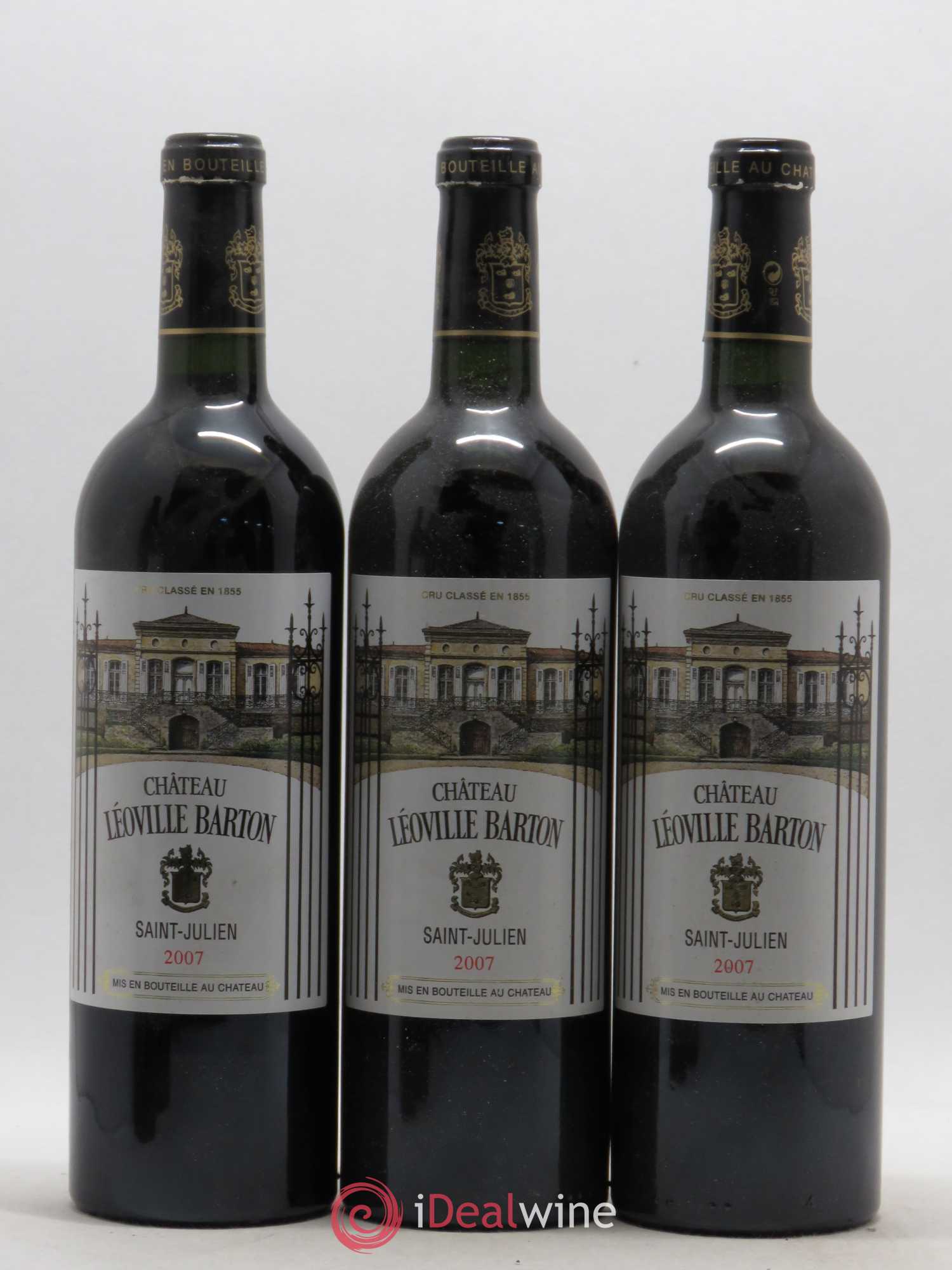 Château Léoville Barton 2ème Grand Cru Classé 2007 - Lot de 6 bouteilles - 1
