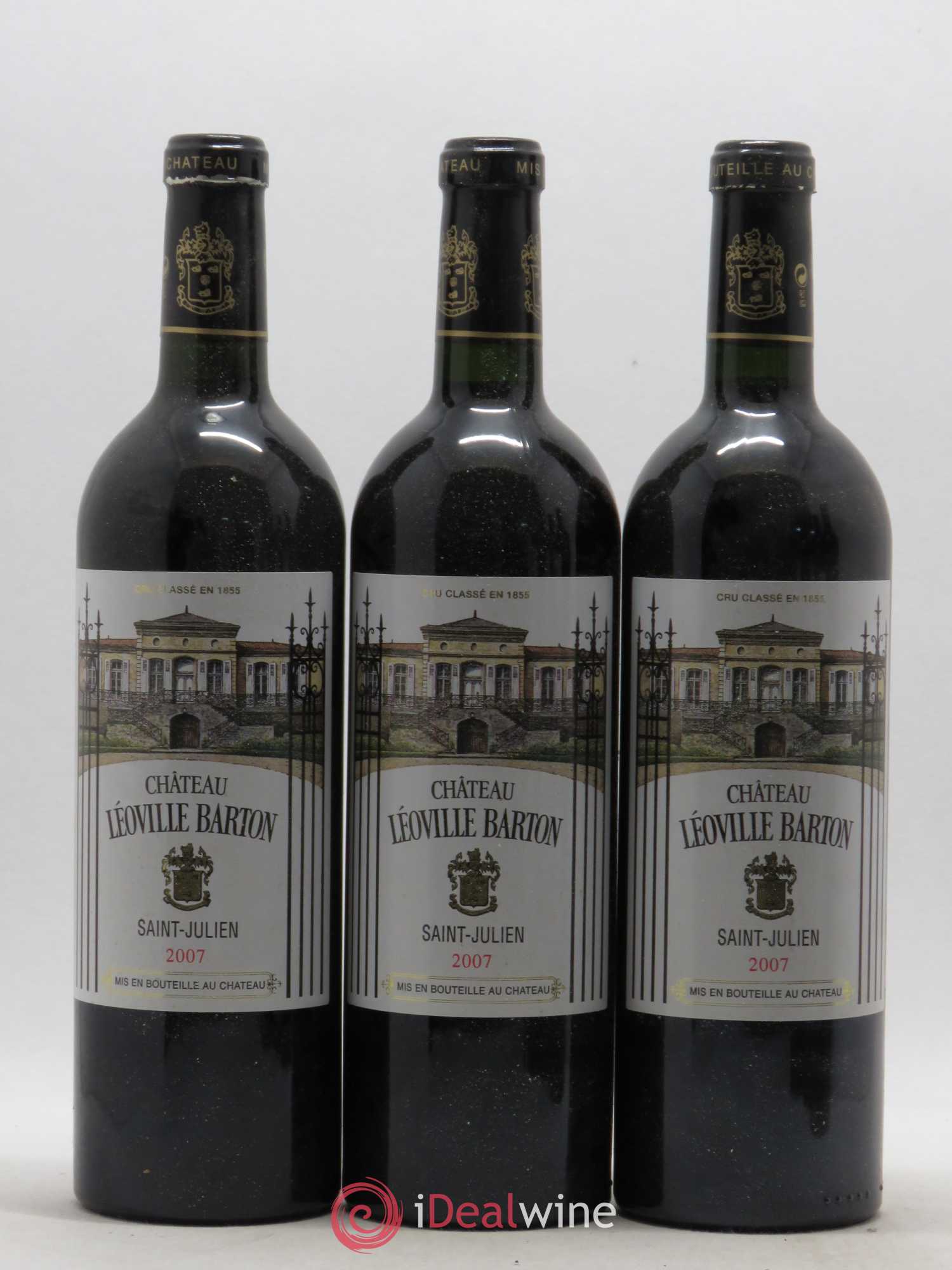 Château Léoville Barton 2ème Grand Cru Classé 2007 - Lot de 6 bouteilles - 2