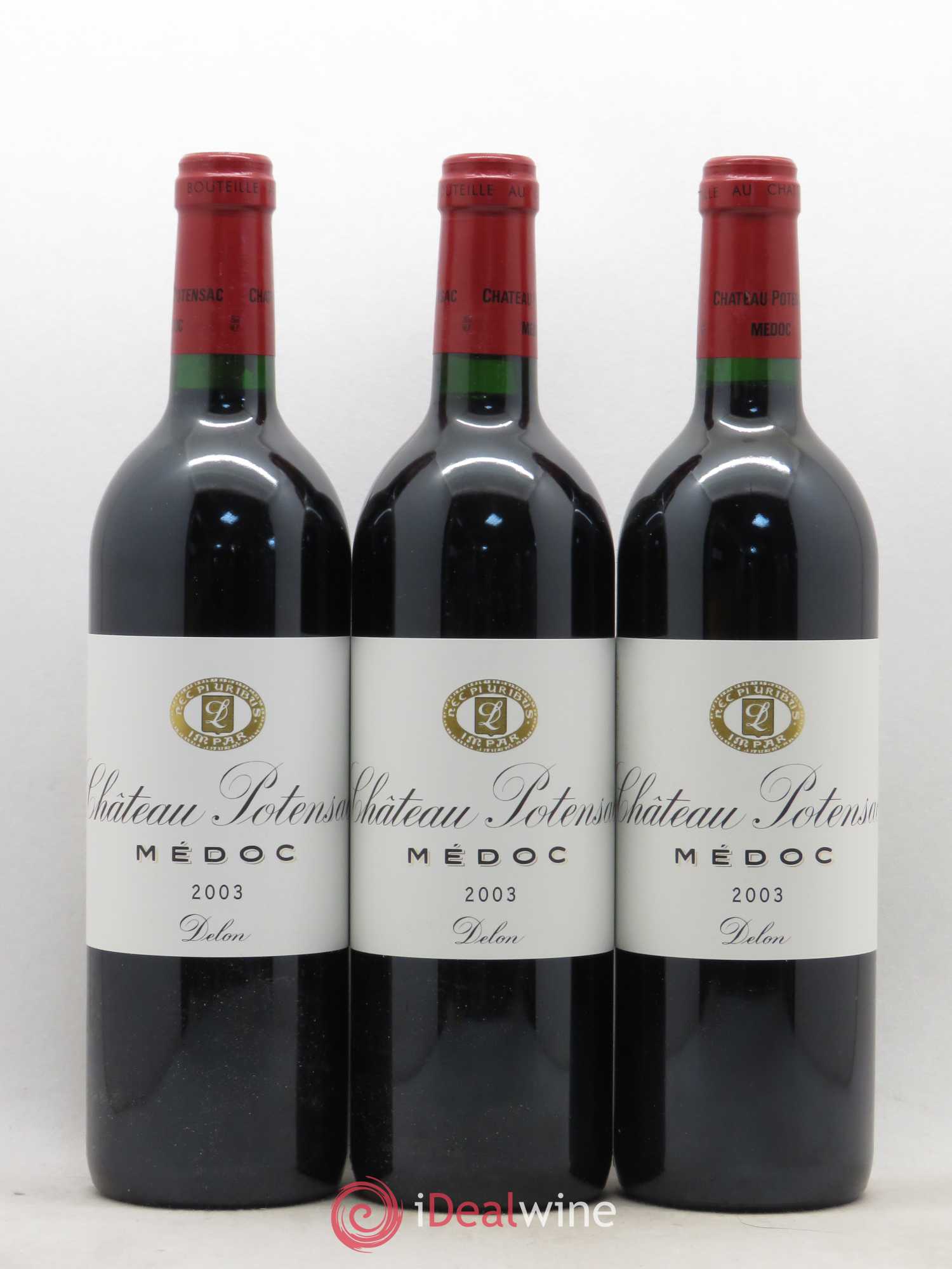 Château Potensac 2003 - Lot de 6 bouteilles - 1
