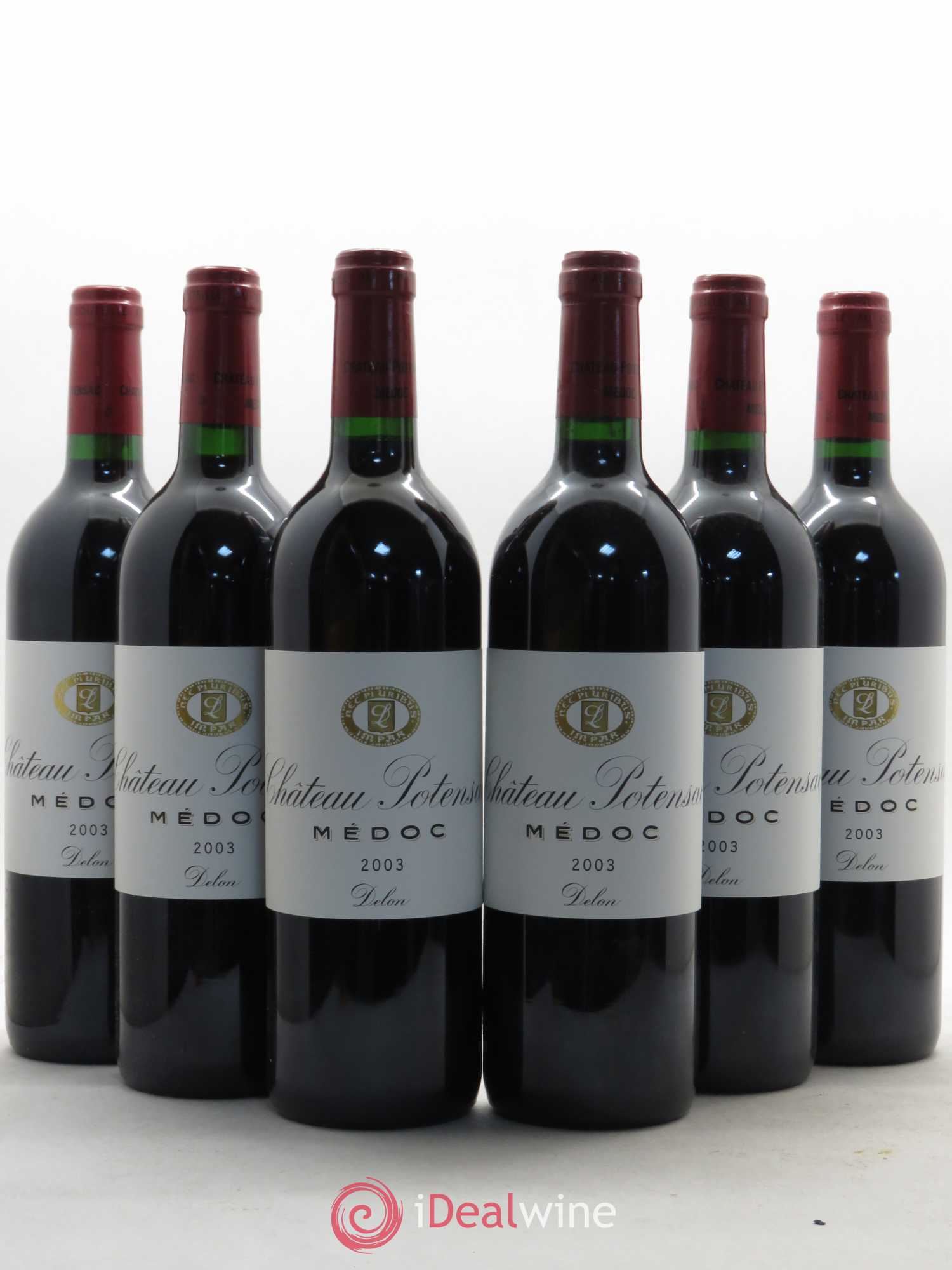 Château Potensac 2003 - Lot de 6 bouteilles - 0