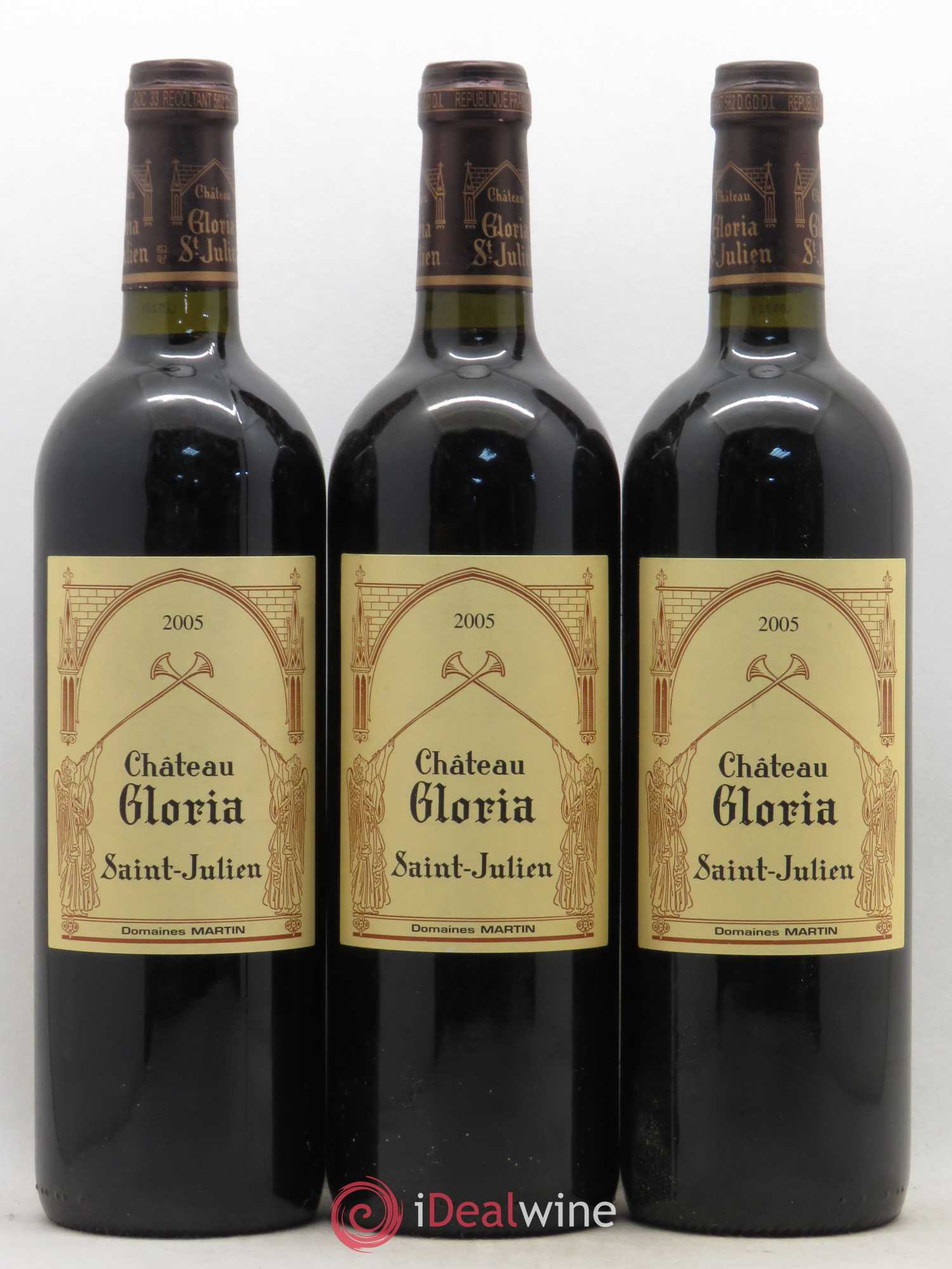 Château Gloria 2005 - Lot de 5 bouteilles - 1