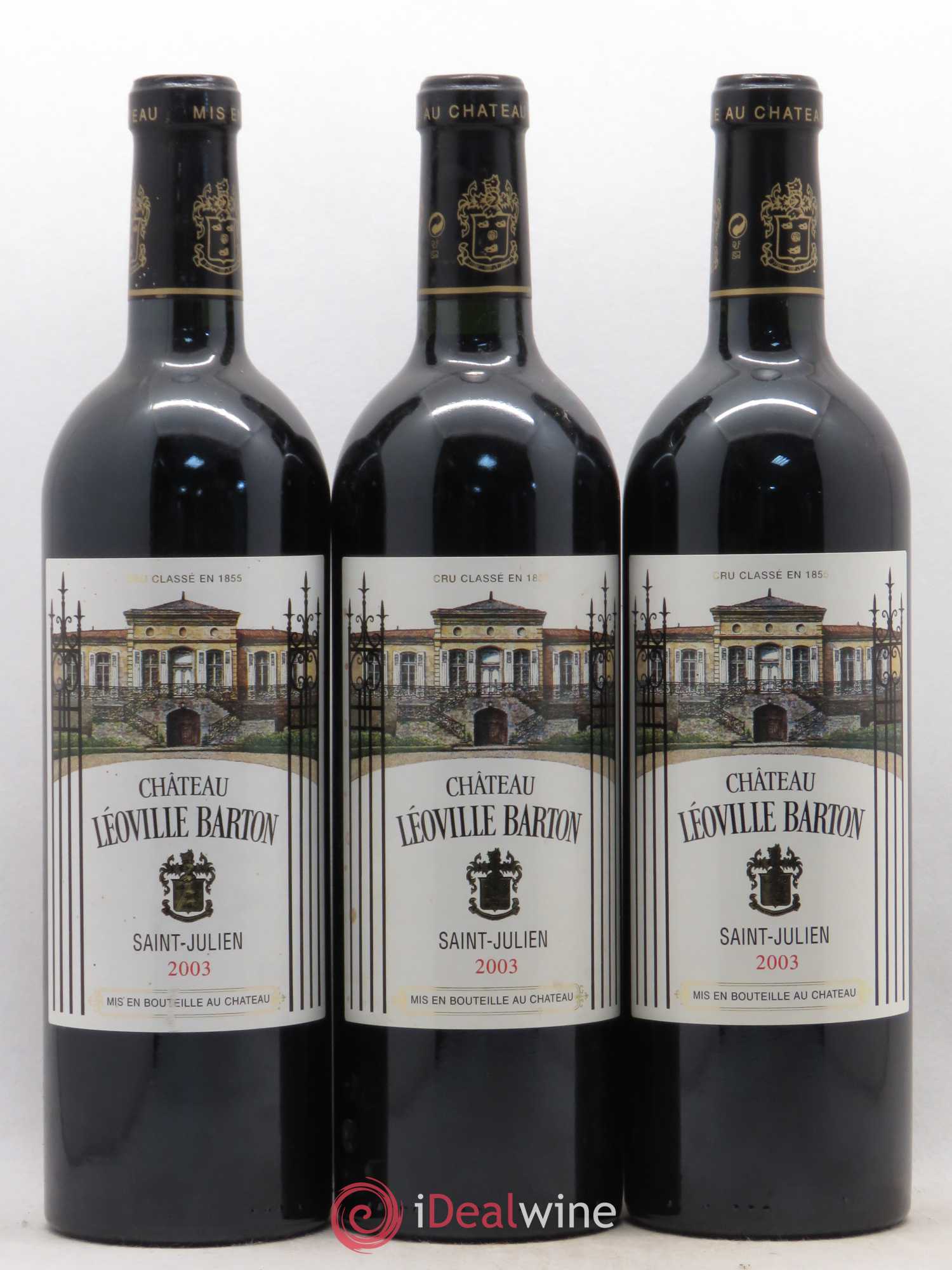 Château Léoville Barton 2ème Grand Cru Classé 2003 - Lot de 5 bouteilles - 1