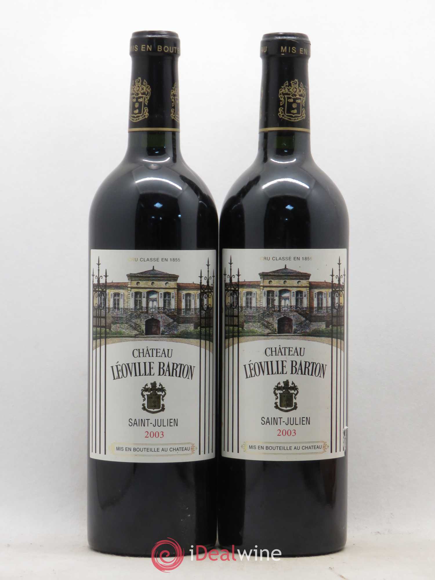 Château Léoville Barton 2ème Grand Cru Classé 2003 - Lot de 5 bouteilles - 2
