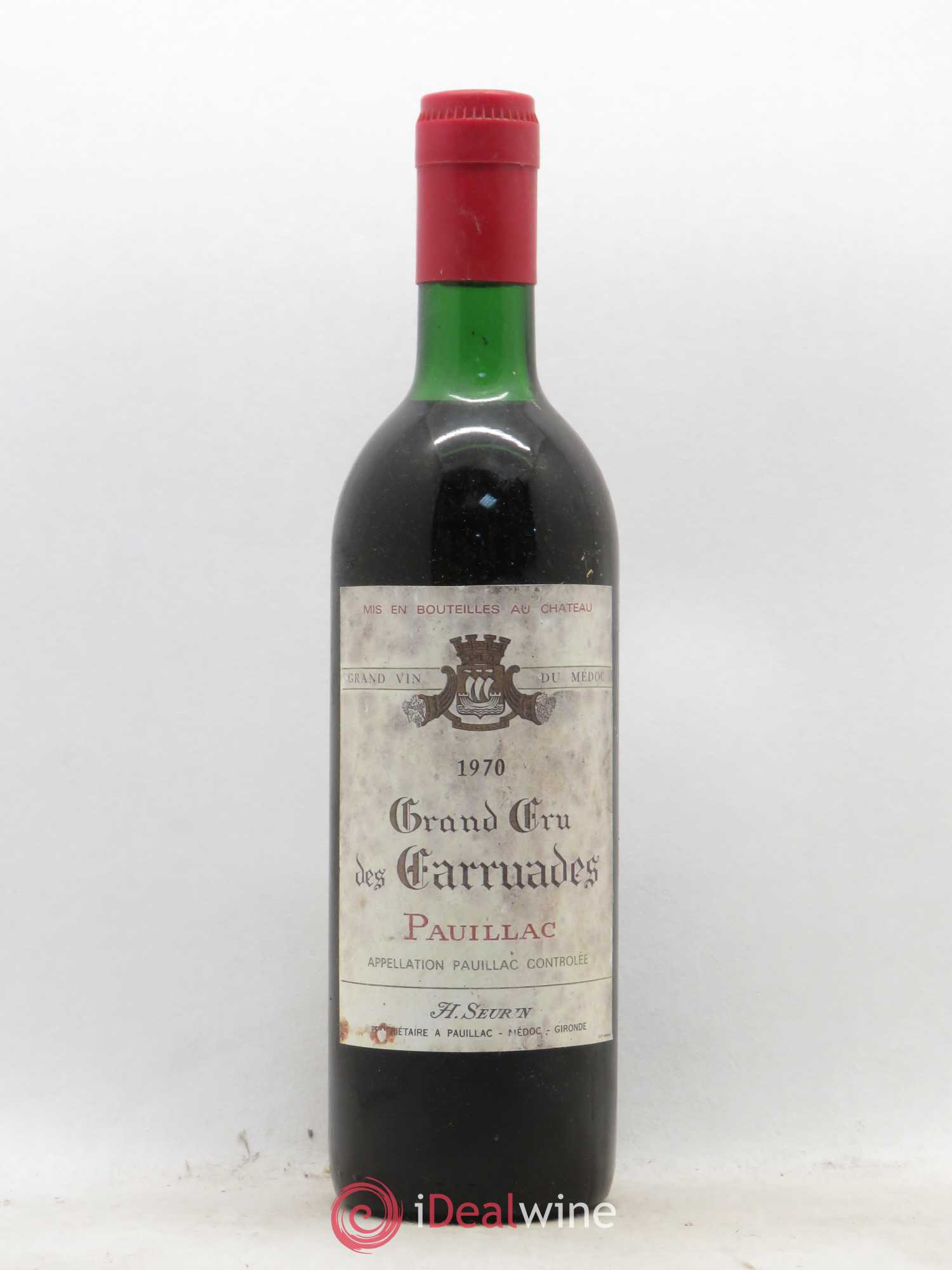 Pauillac Grand Cru des Carruades 1970 - Posten von 1 Flasche - 0