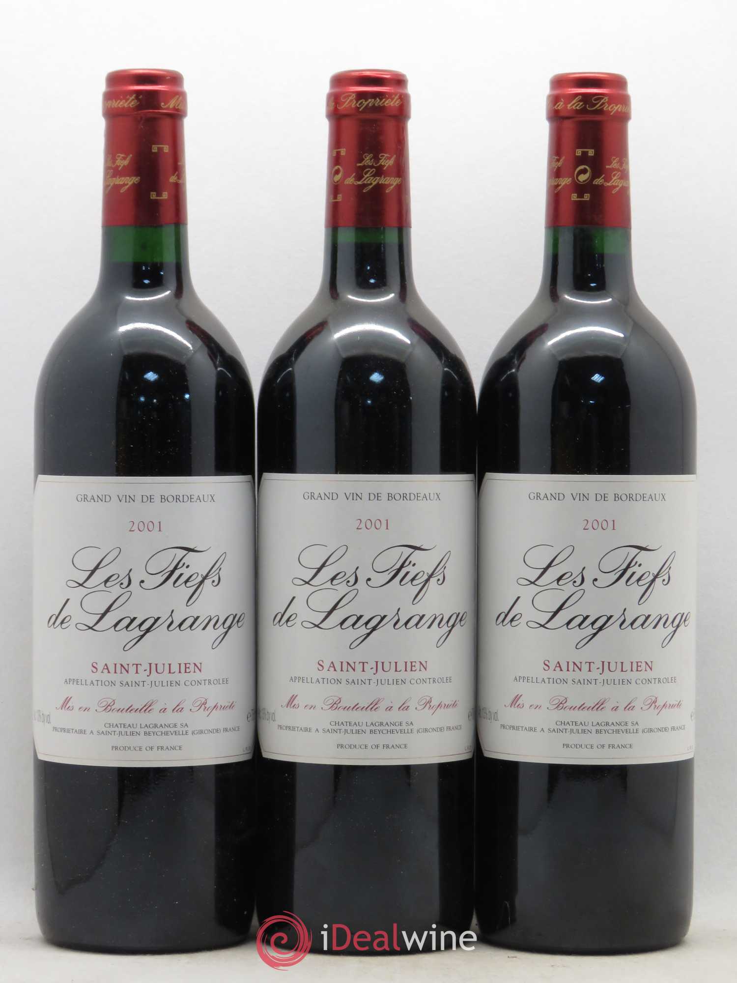 Les Fiefs de Lagrange Second Vin 2001 - Lot de 6 bouteilles - 1