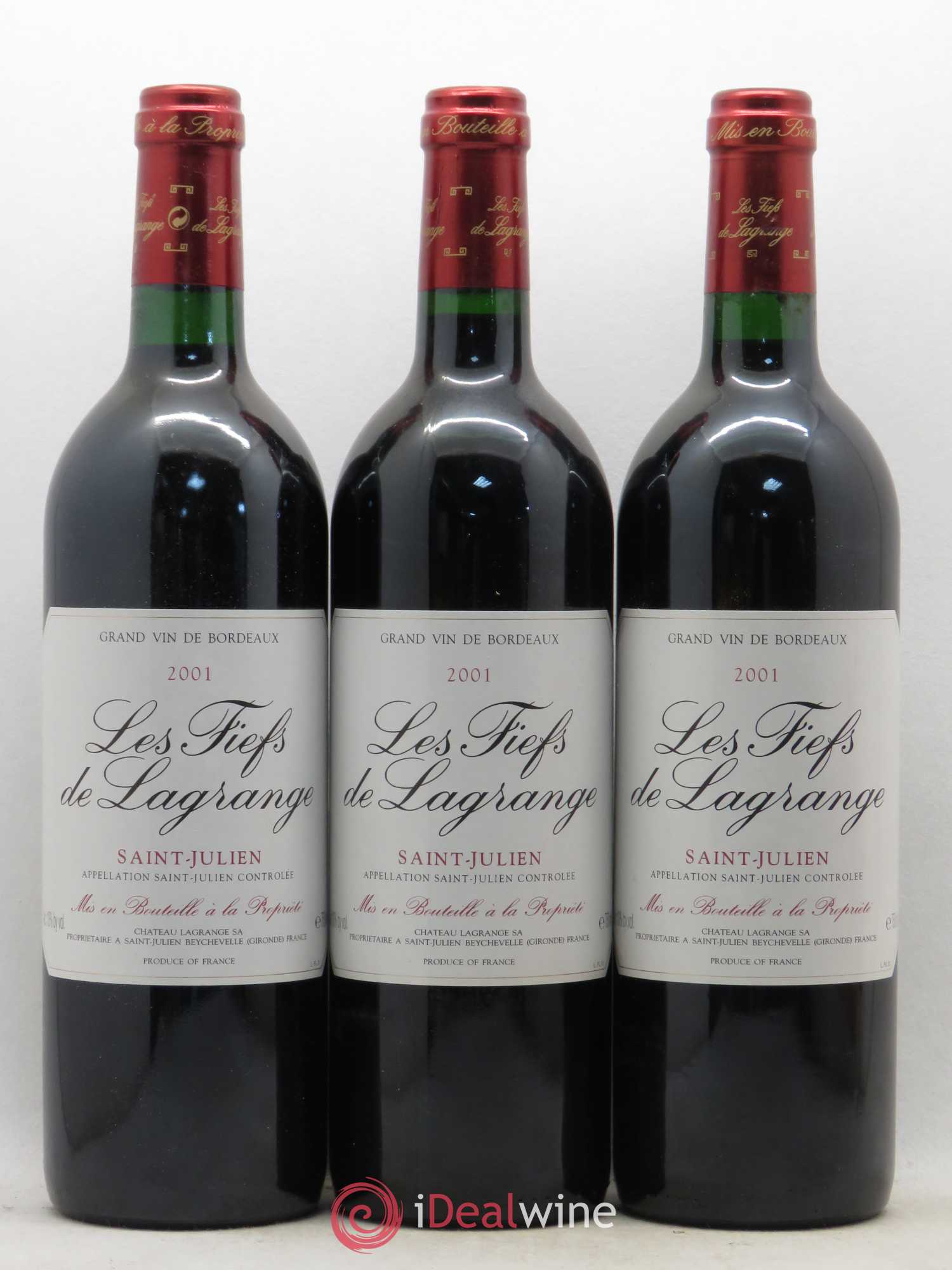 Les Fiefs de Lagrange Second Vin 2001 - Lot de 6 bouteilles - 2