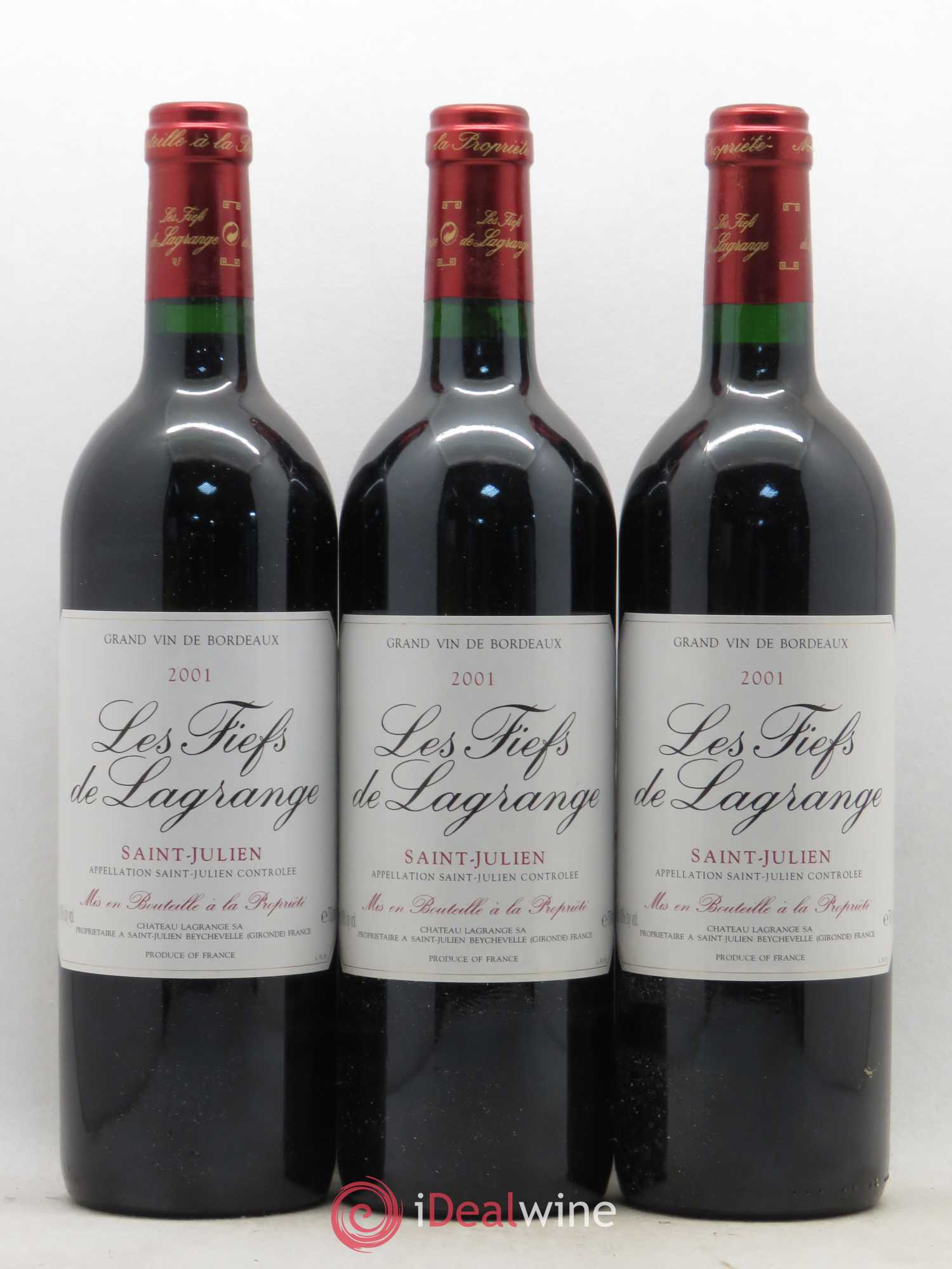 Les Fiefs de Lagrange Second Vin 2001 - Lot de 6 bouteilles - 1