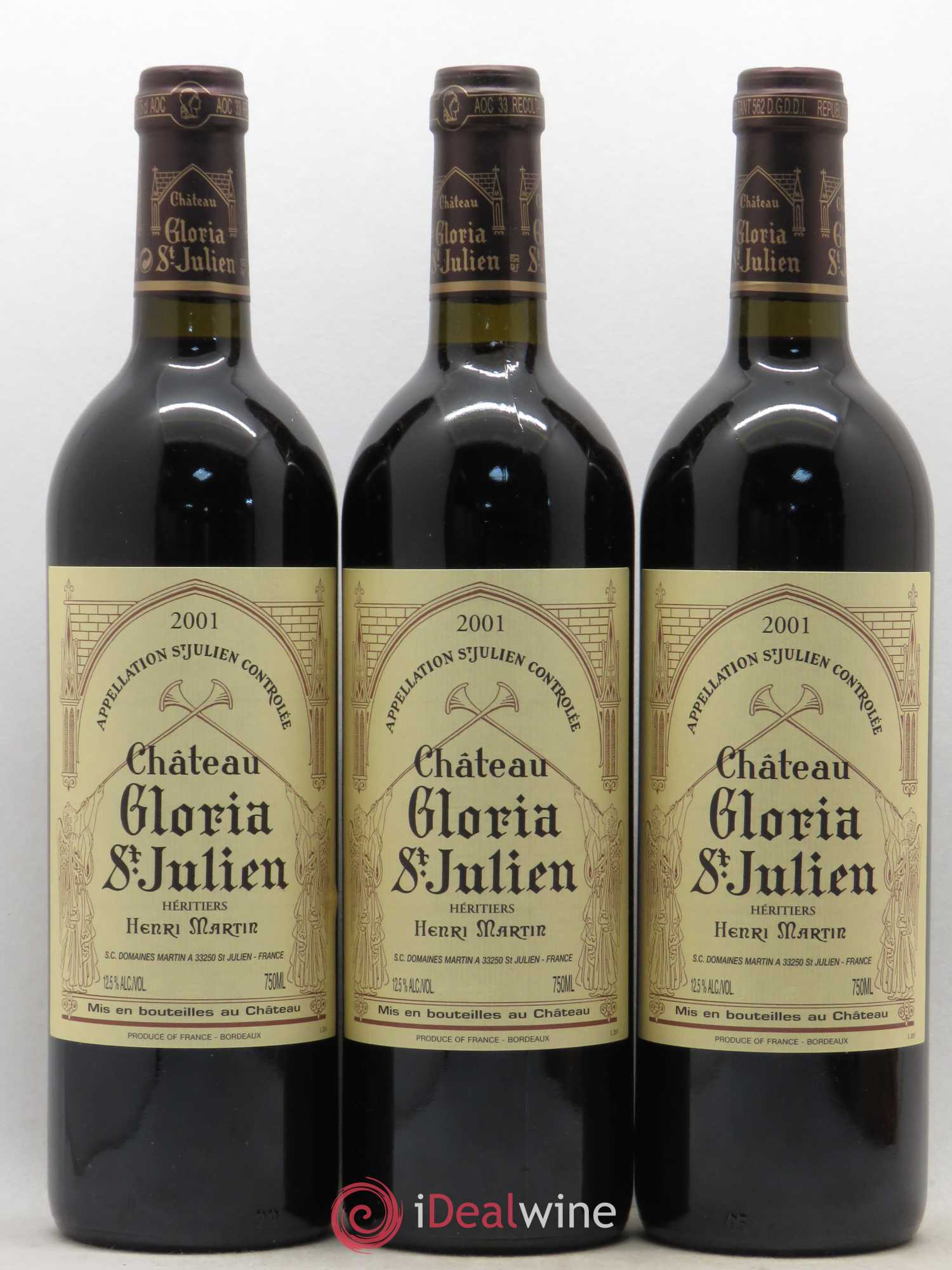 Château Gloria 2001 - Lot de 12 bouteilles - 3
