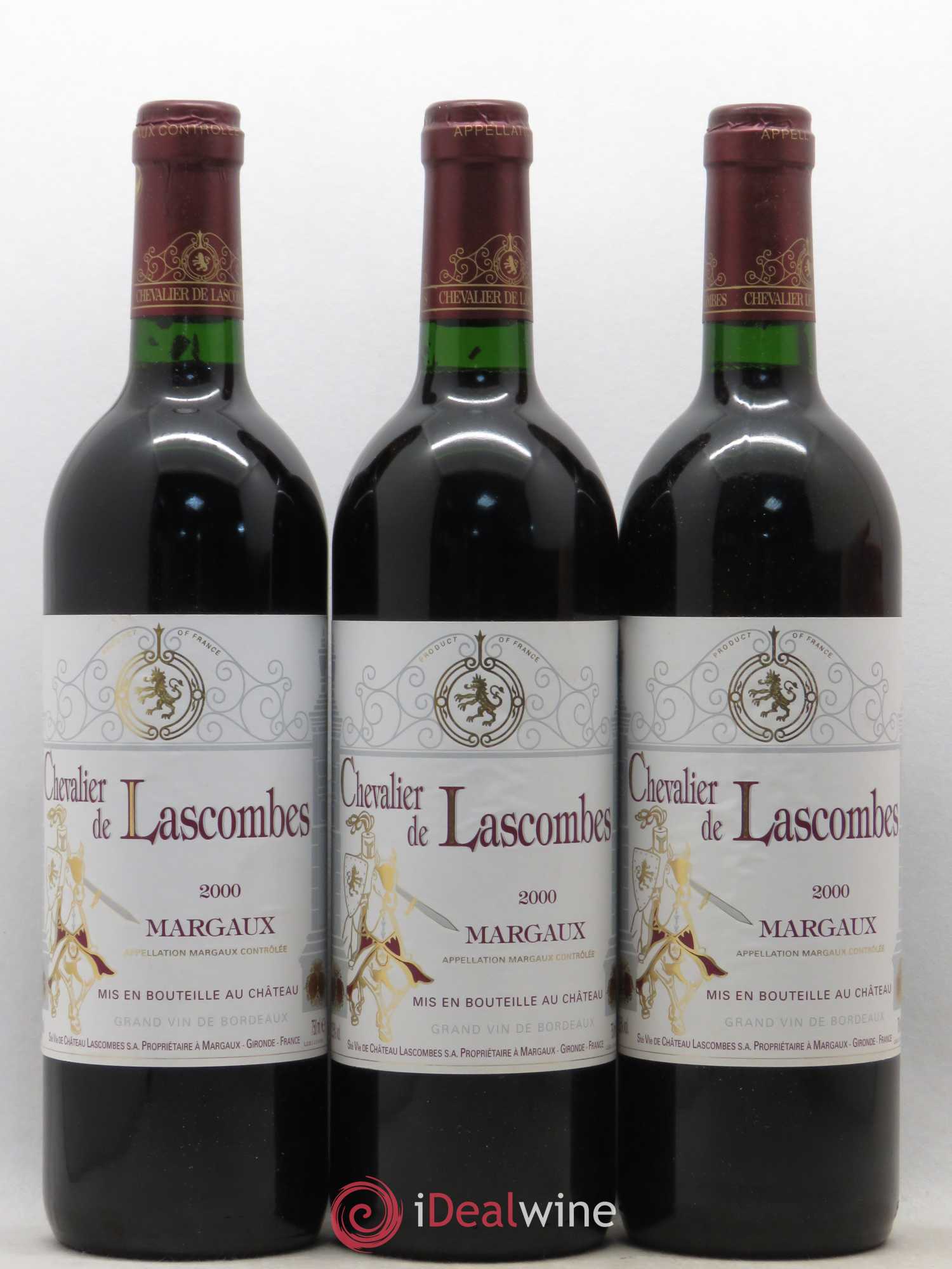 Chevalier de Lascombes Second Vin 2000 - Lot de 12 bouteilles - 1