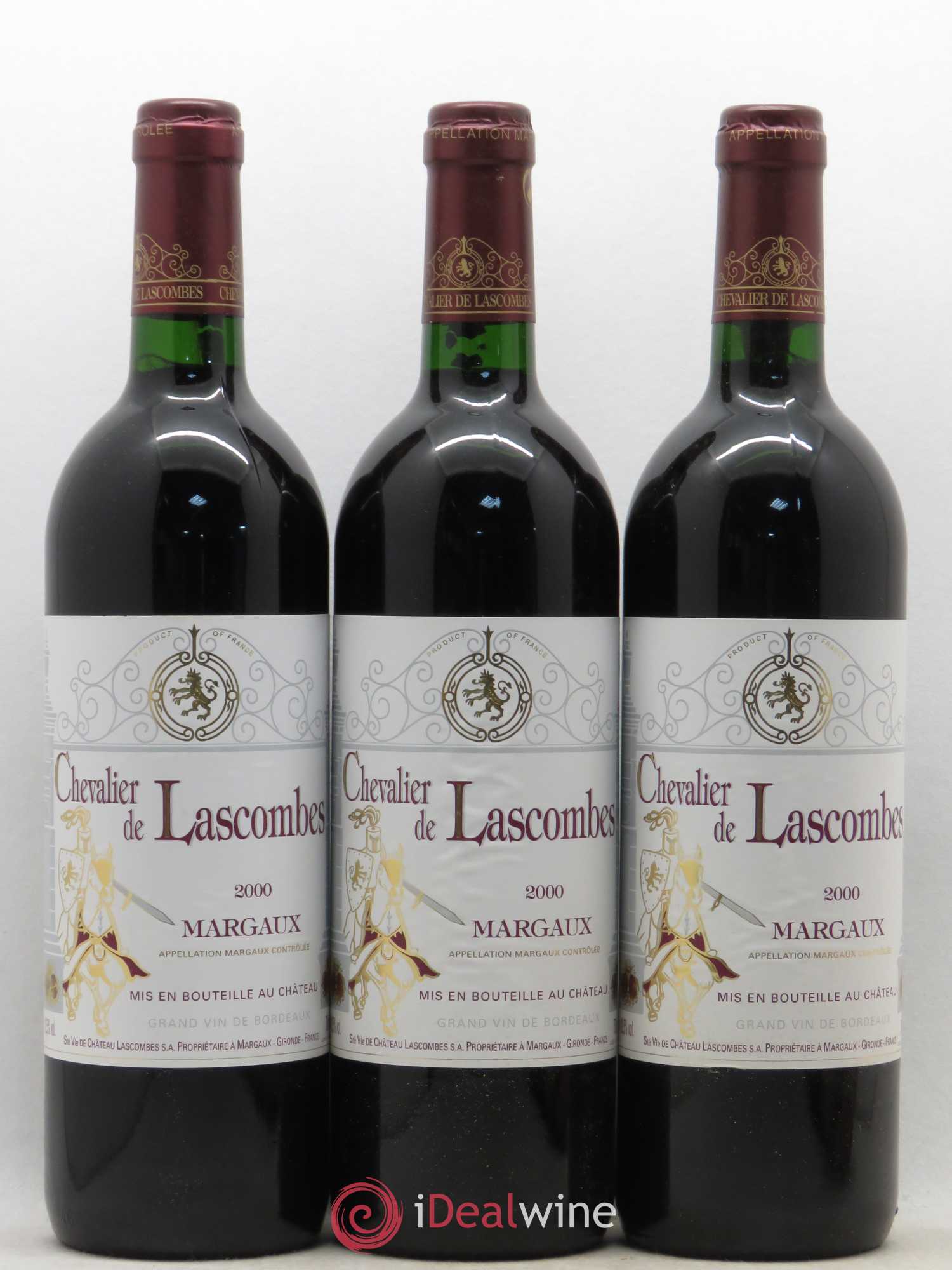 Chevalier de Lascombes Second Vin 2000 - Lot de 12 bouteilles - 2