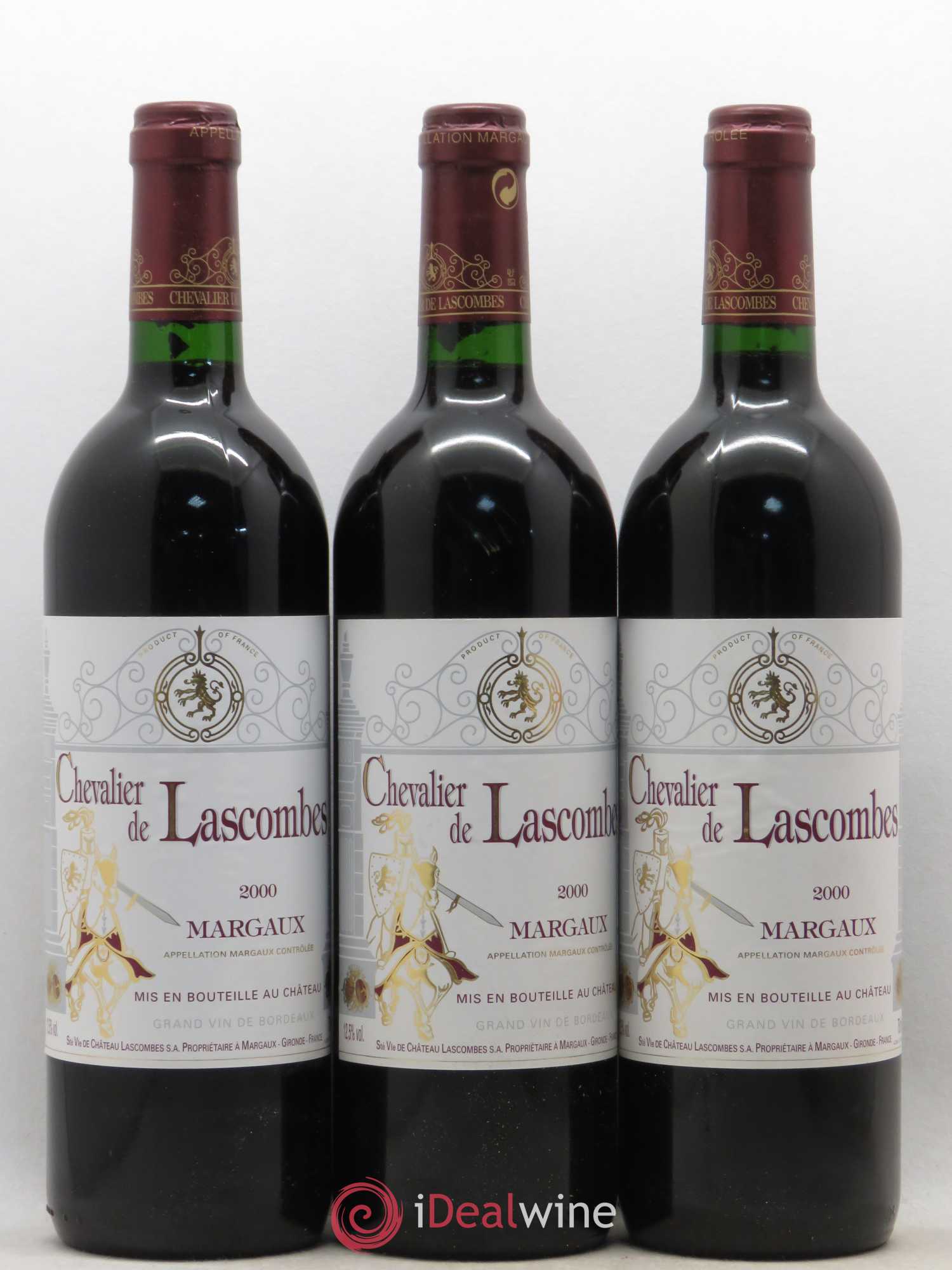 Chevalier de Lascombes Second Vin 2000 - Lot de 12 bouteilles - 3