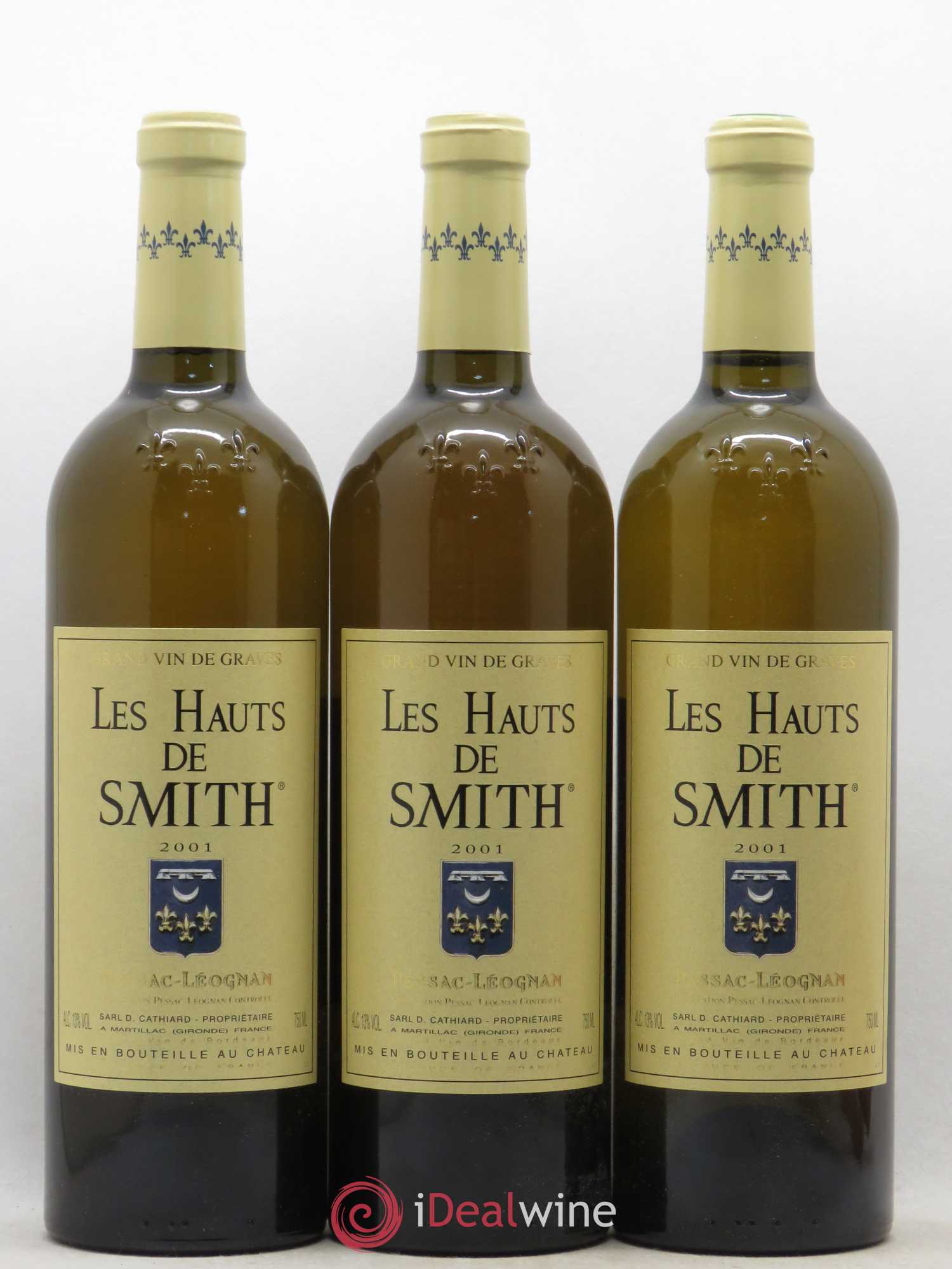 Les Hauts de Smith Second Vin 2001 - Lot of 12 bottles - 2