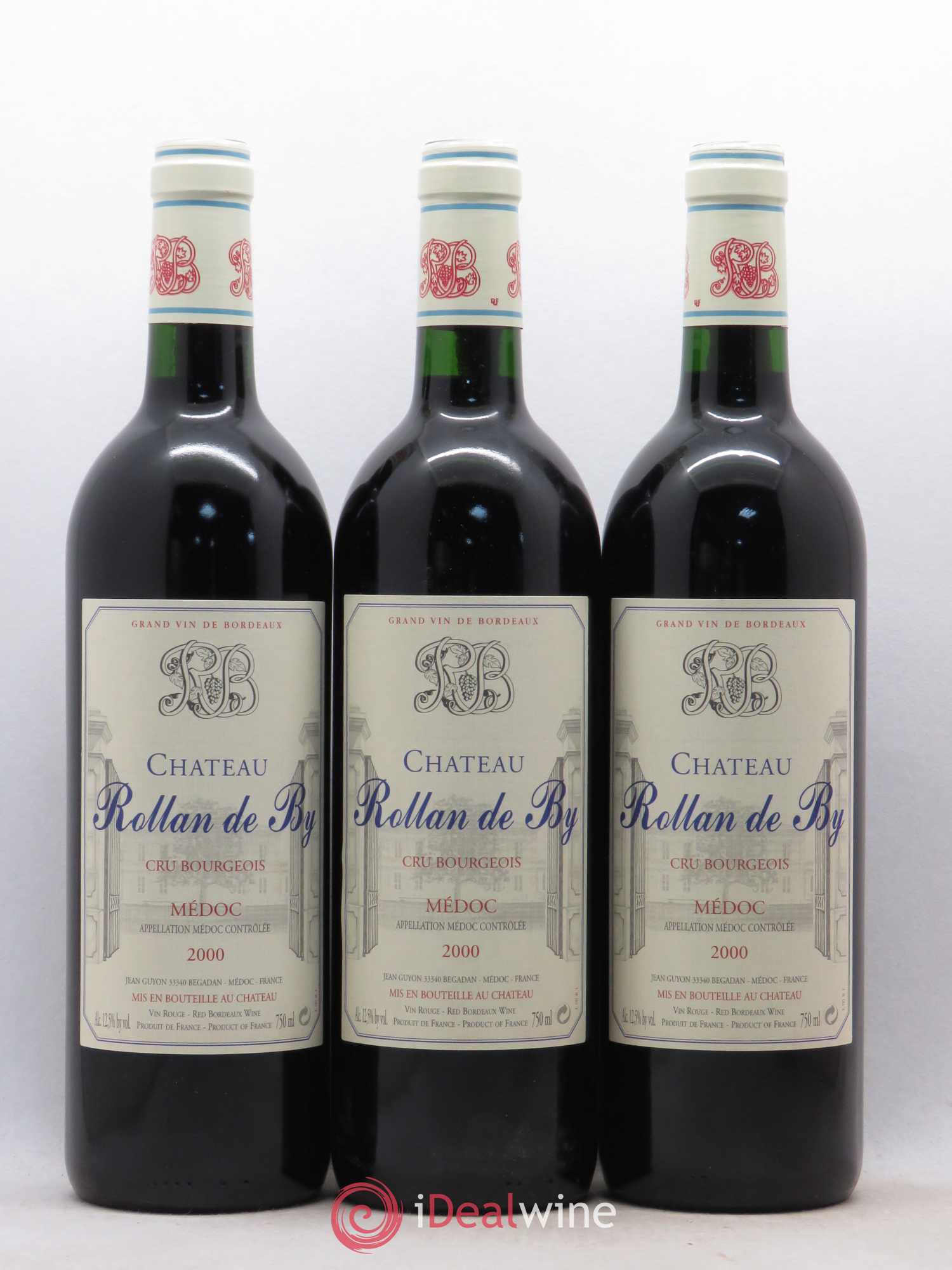 Château Rollan de By Cru Bourgeois 2000 - Lot de 12 bouteilles - 3