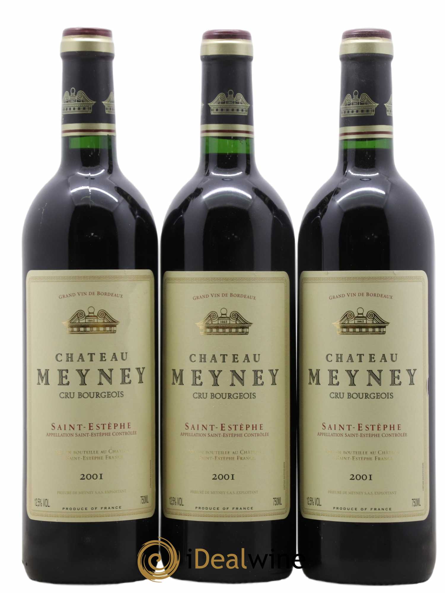 Château Meyney 2001 - Lot de 12 bouteilles - 1