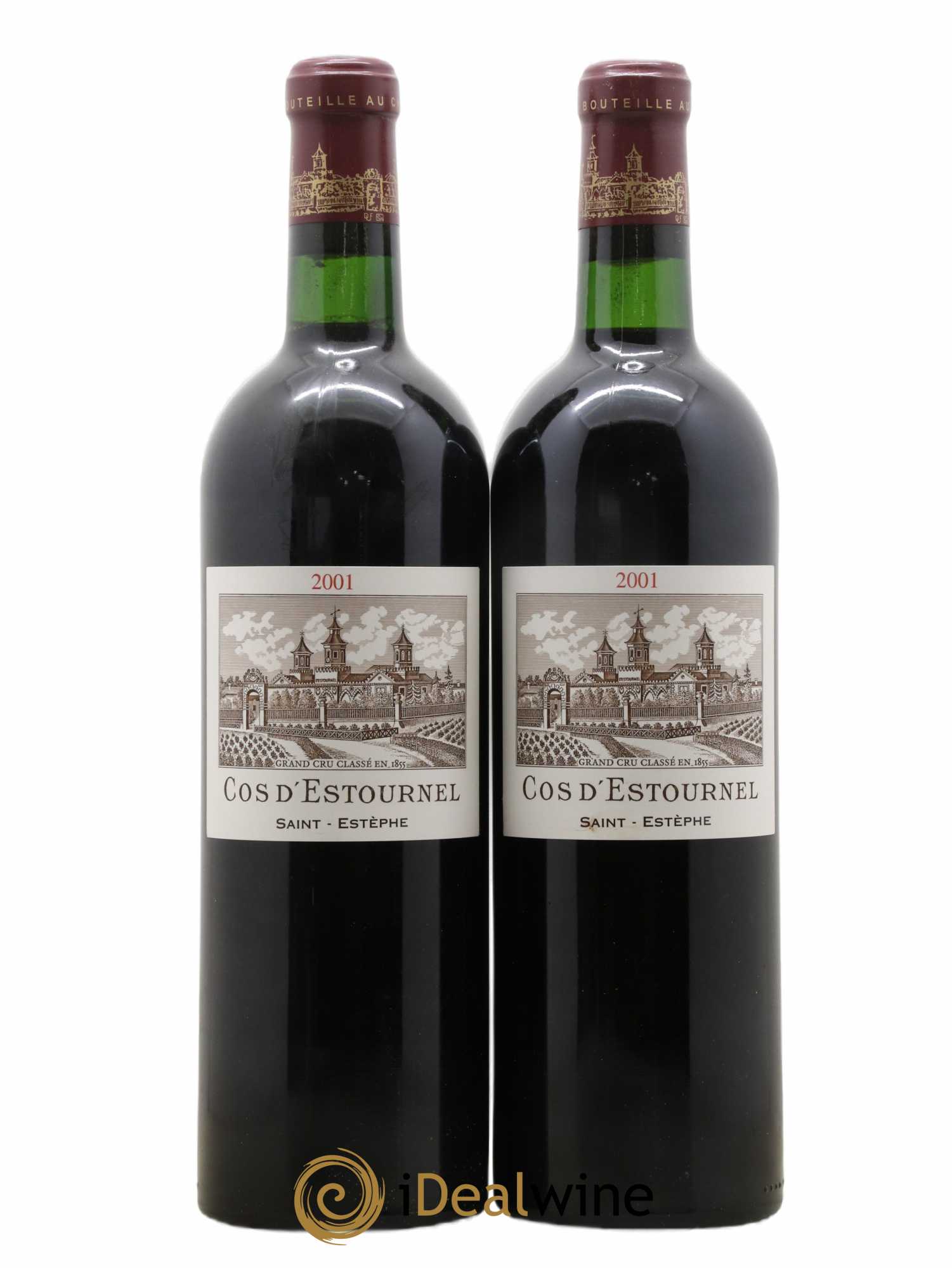 Cos d'Estournel 2ème Grand Cru Classé 2001 - Lot of 2 bottles - 0