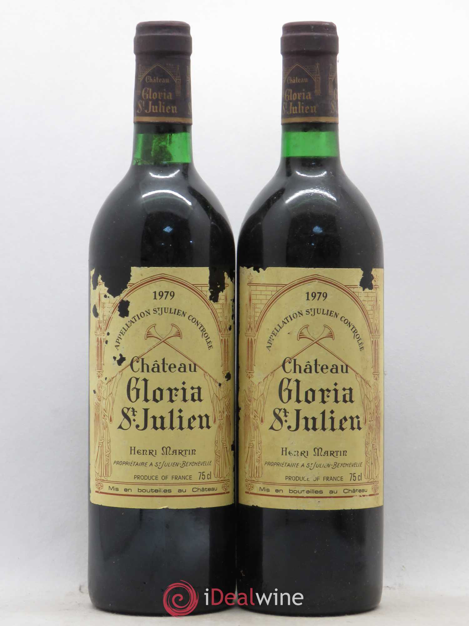 Château Gloria 1979 - Lot de 2 bouteilles - 0